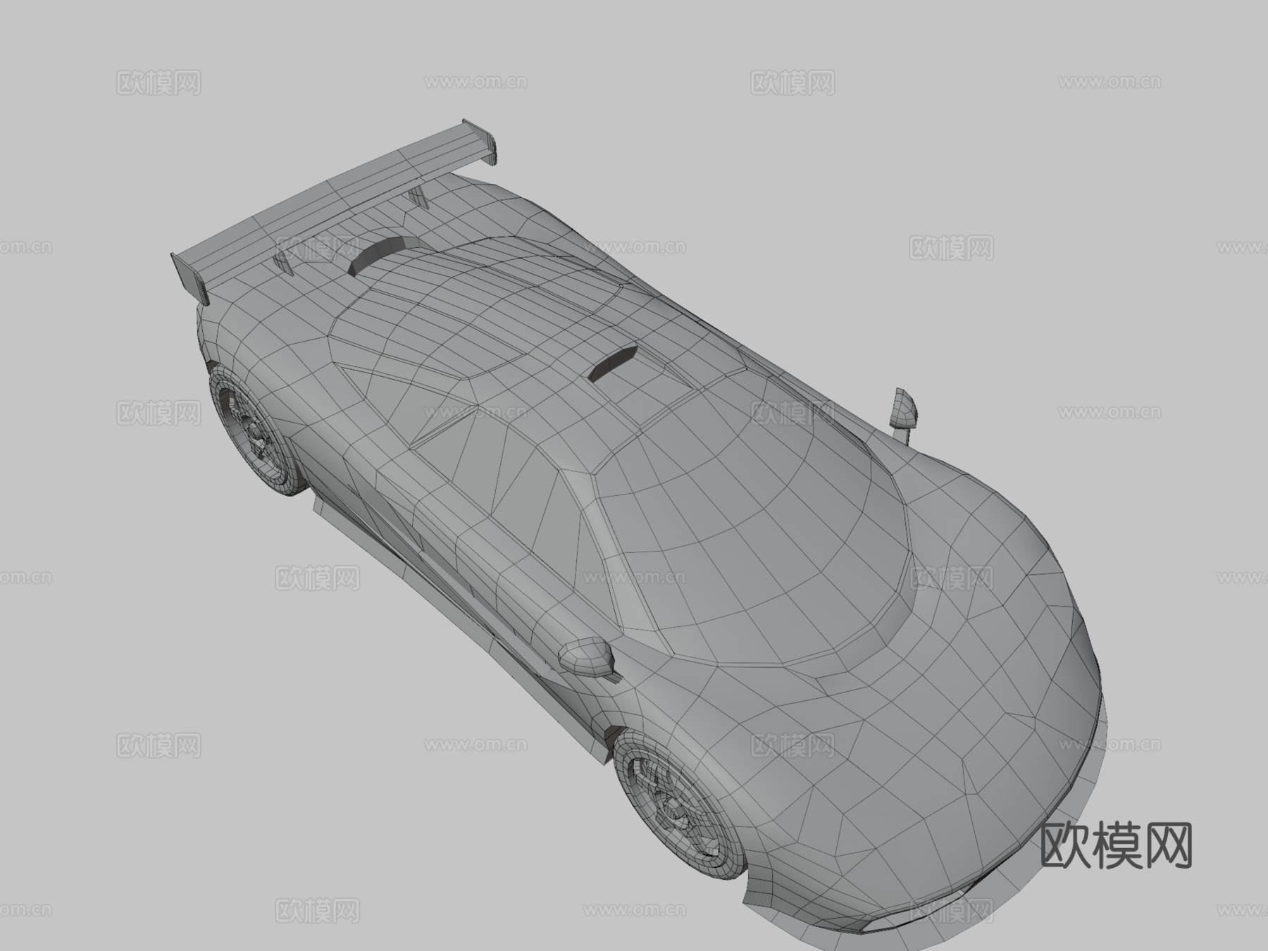 迈凯伦F1LM低多边形su模型