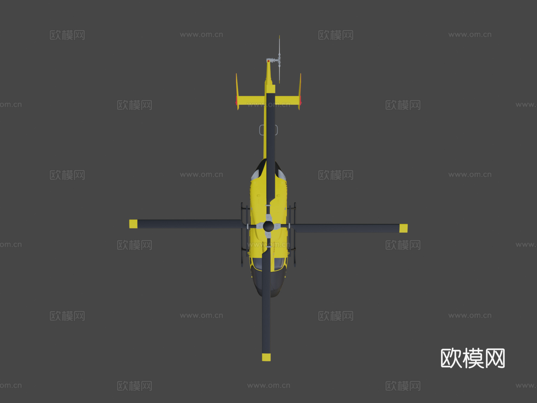 航空救援直升机su模型