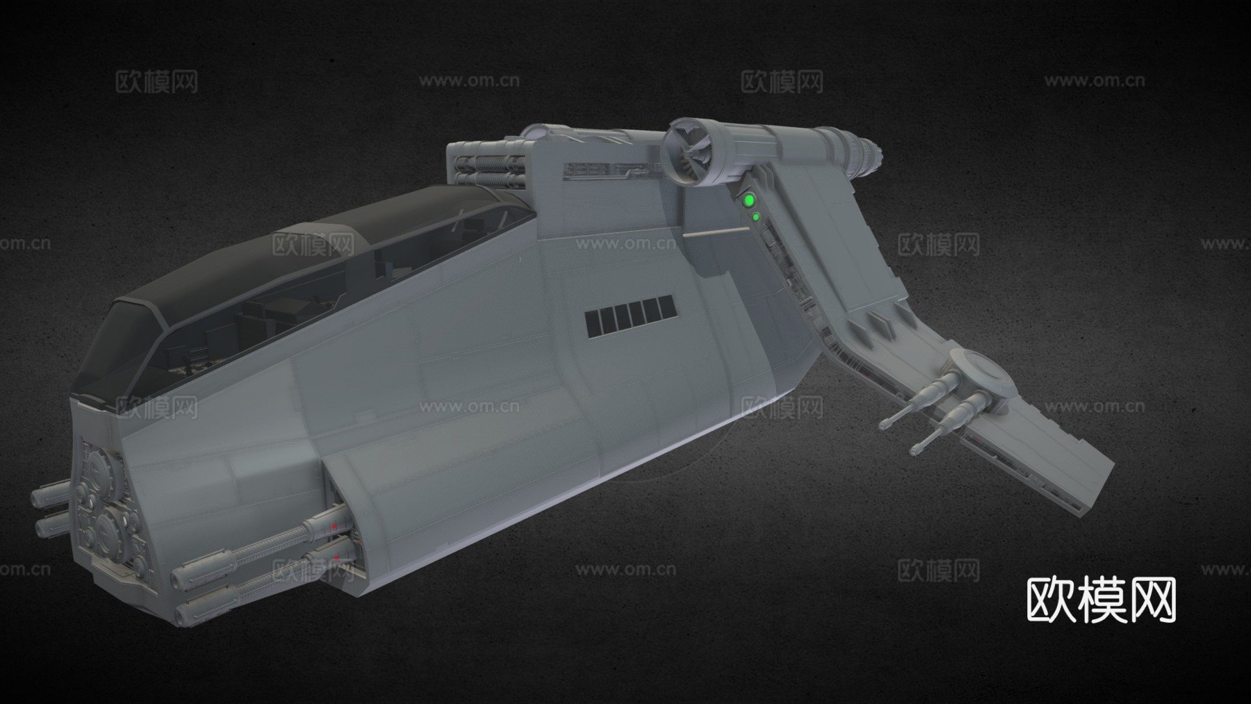 星球大战共和国登陆舰su模型