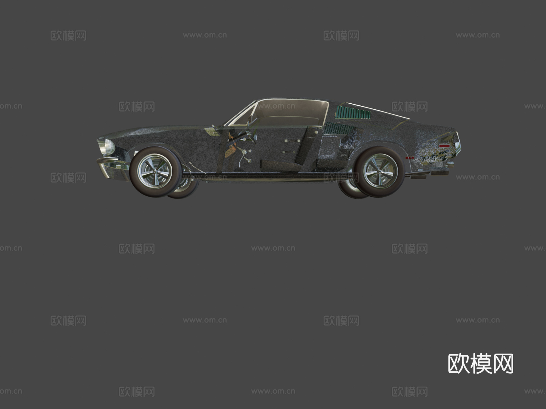 福特野马1968su模型