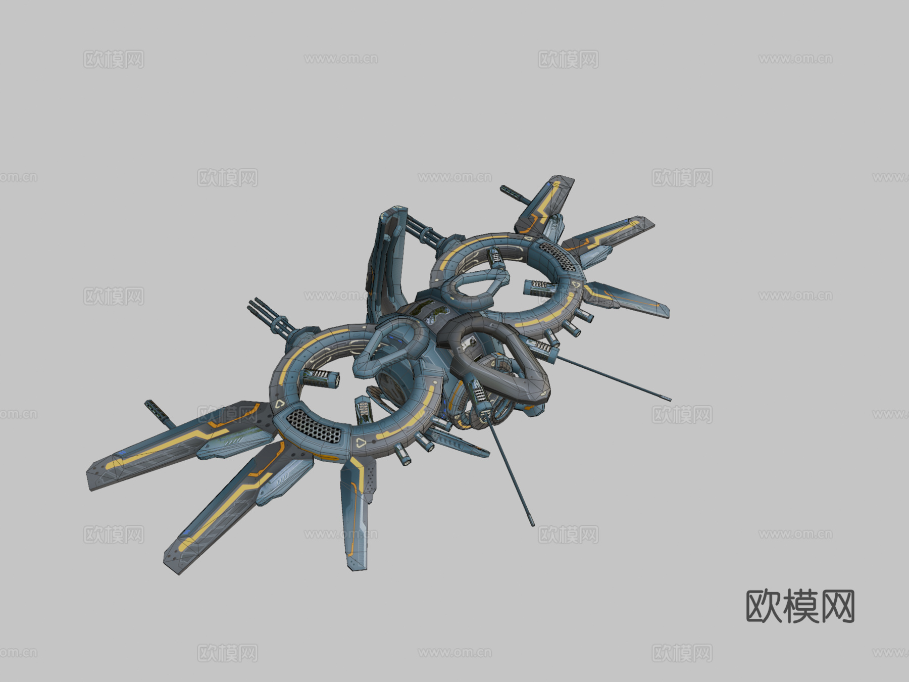 无人机艾伦熔岩su模型