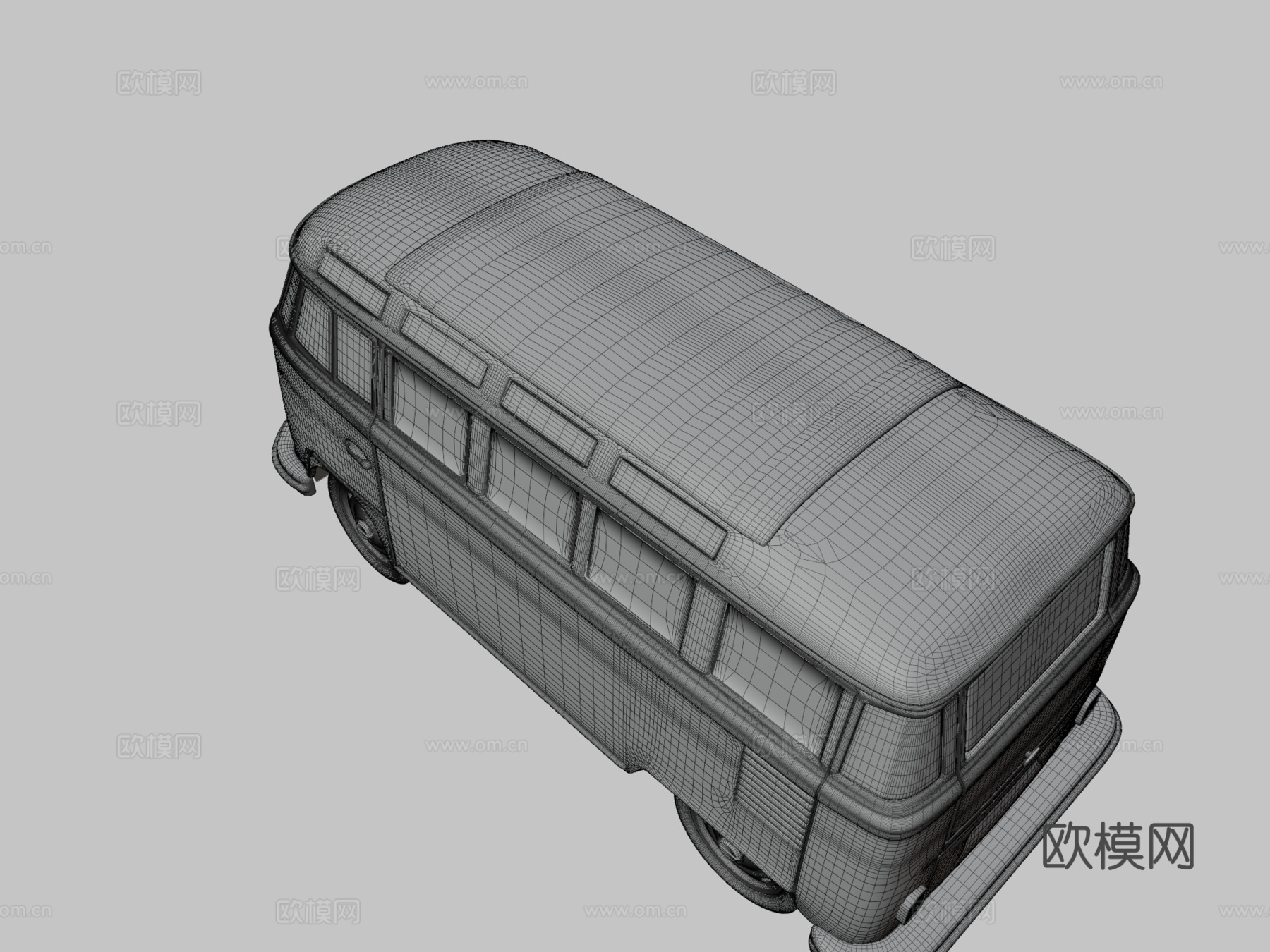 大众巴士su模型