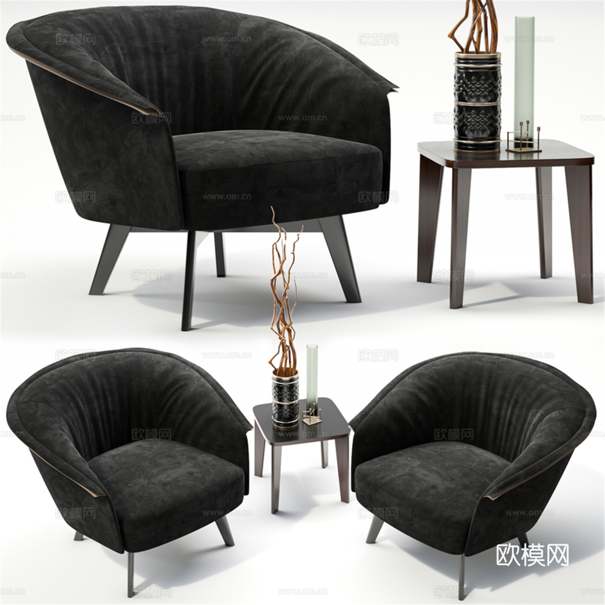 椅 Bonaldo Bruno3d模型