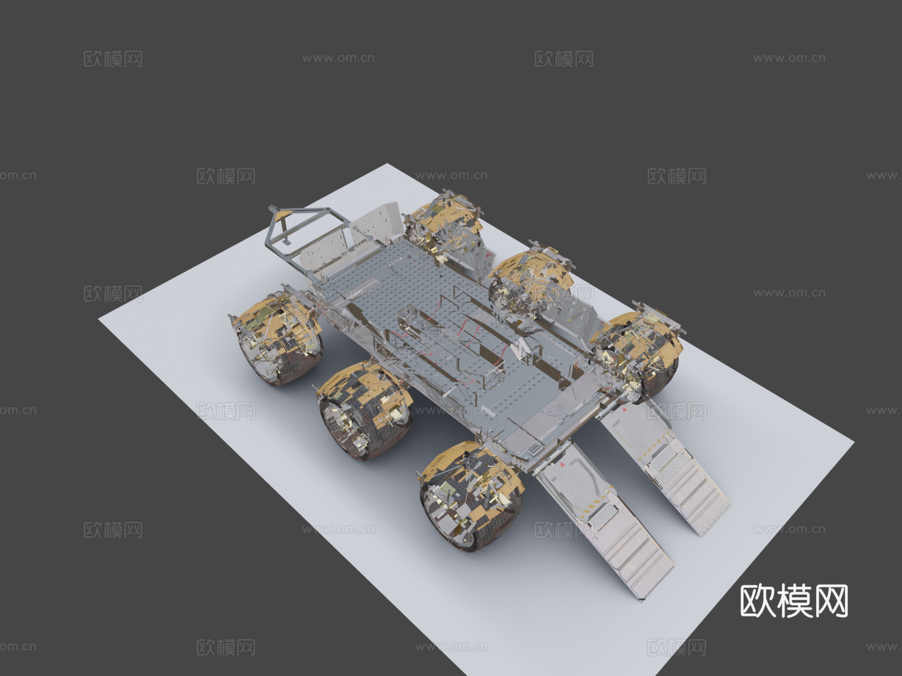 火星漫游车su模型