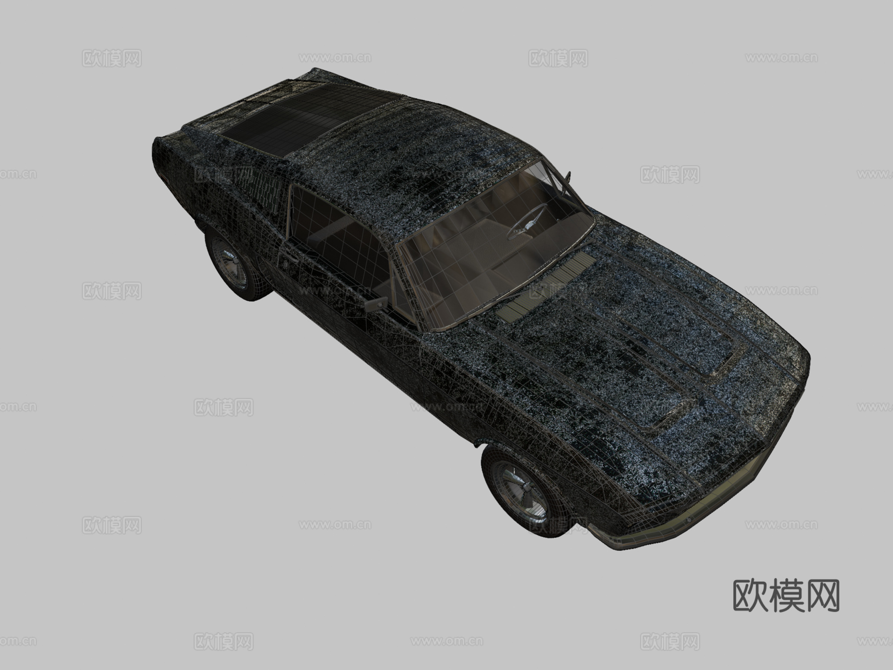 福特野马1968su模型