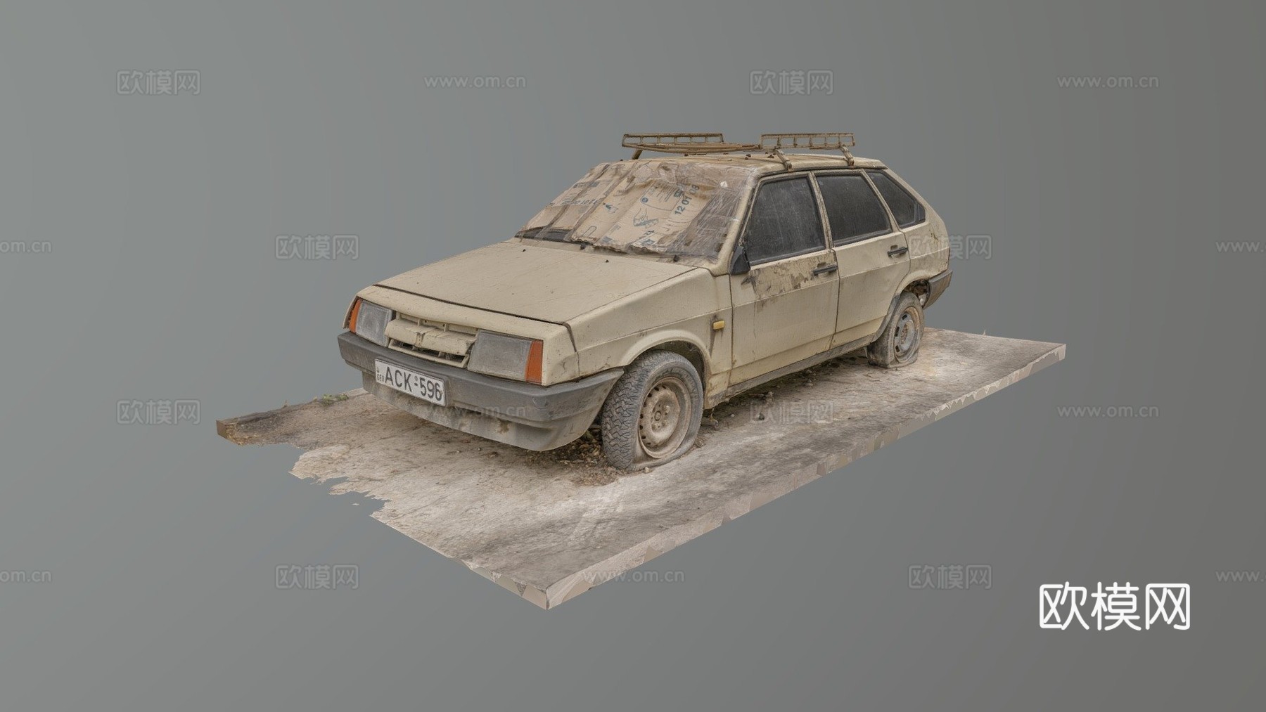 古老拉达2109原始版su模型