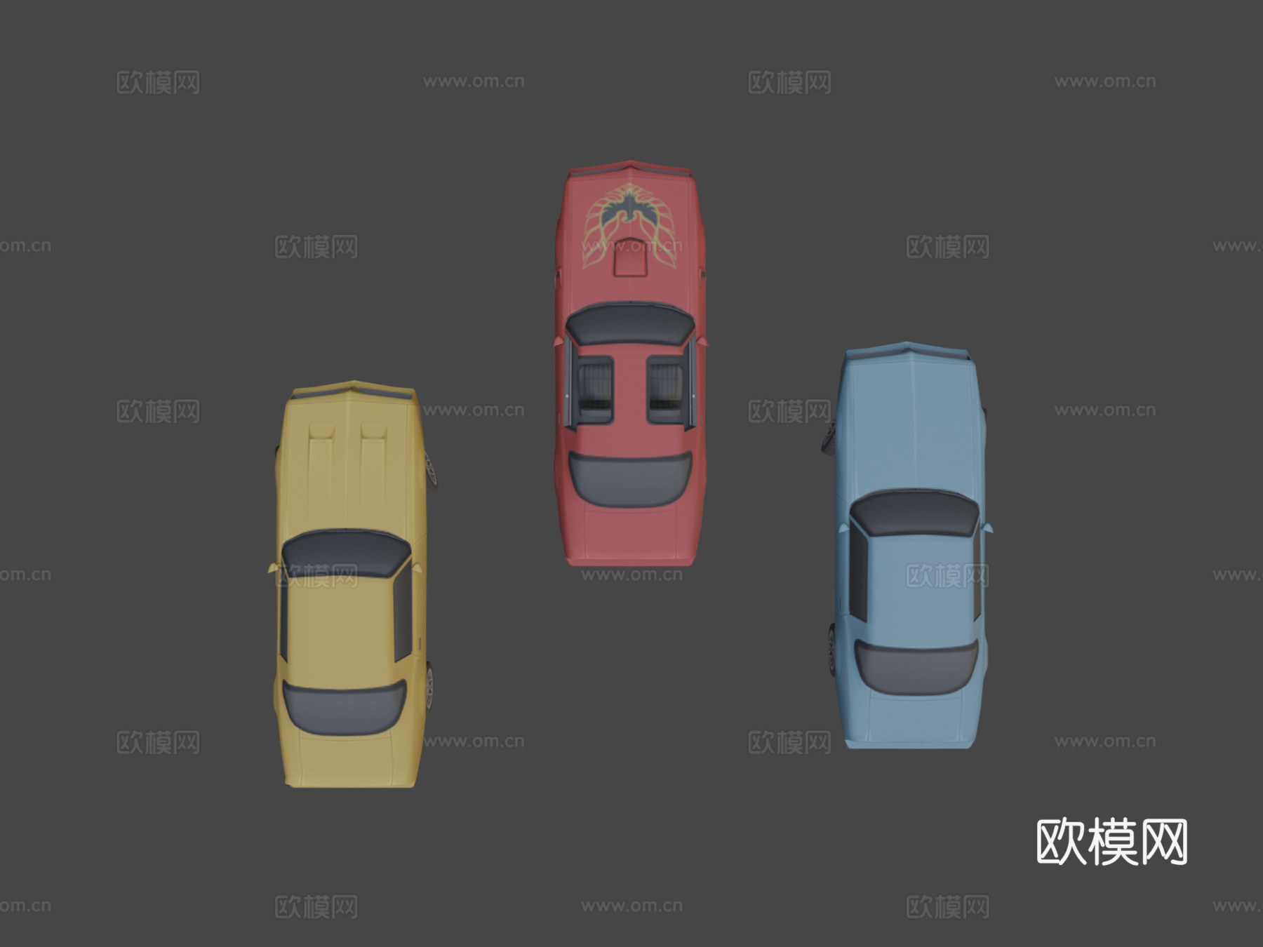 庞蒂亚克火鸟su模型