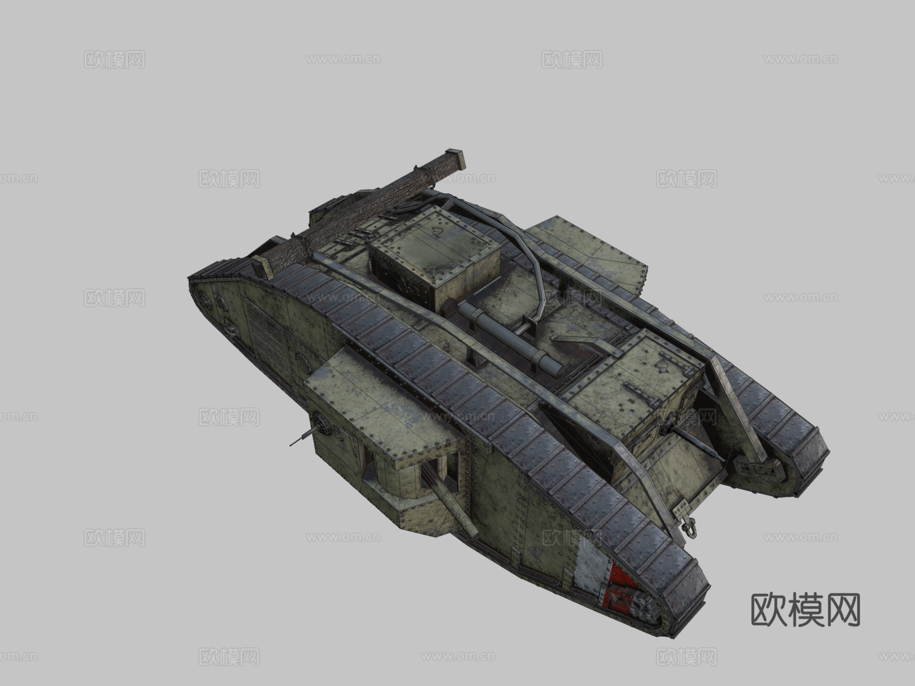 马克五型 英国坦克 一战su模型