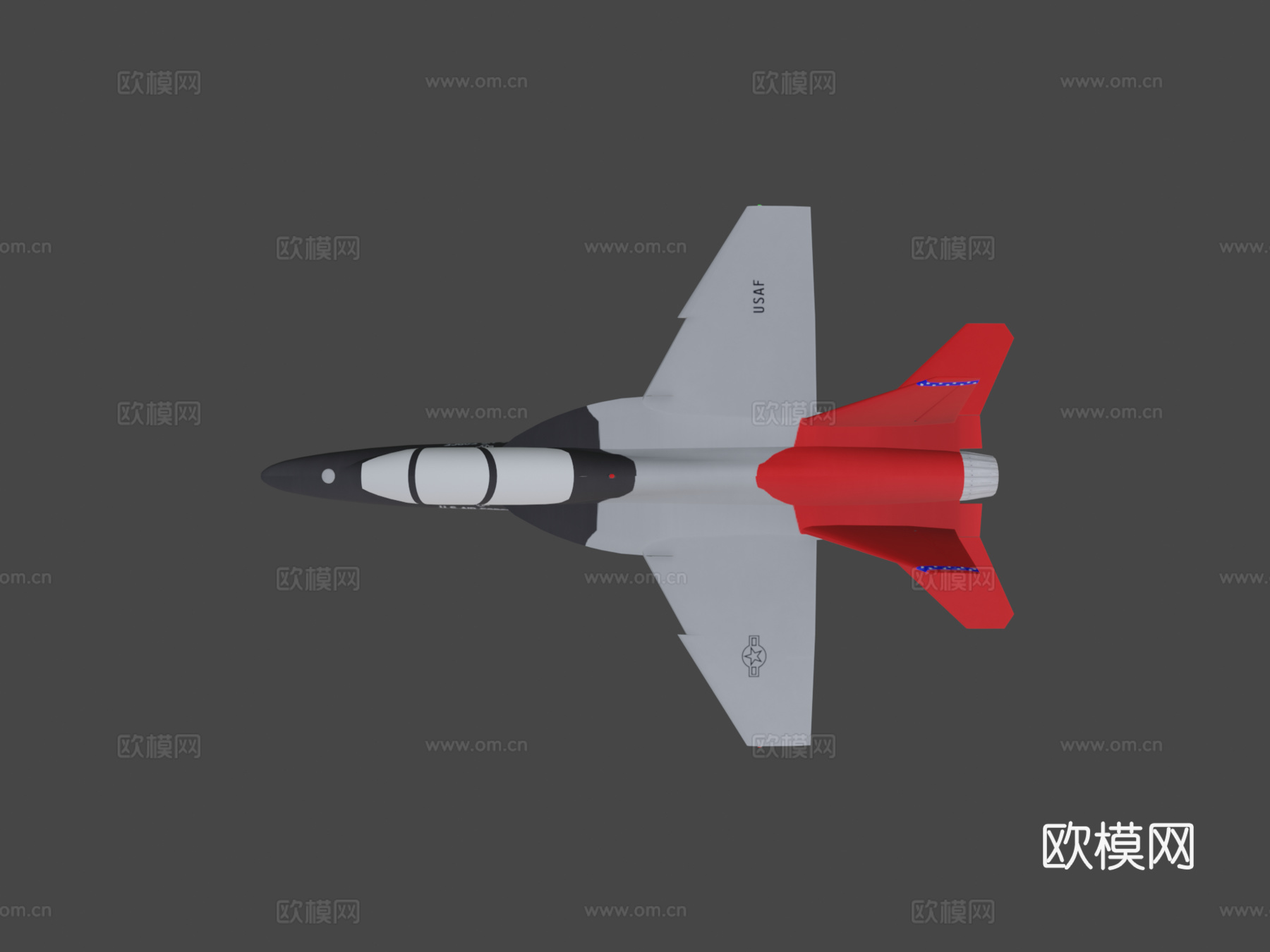 波音萨博T7a红鹰su模型