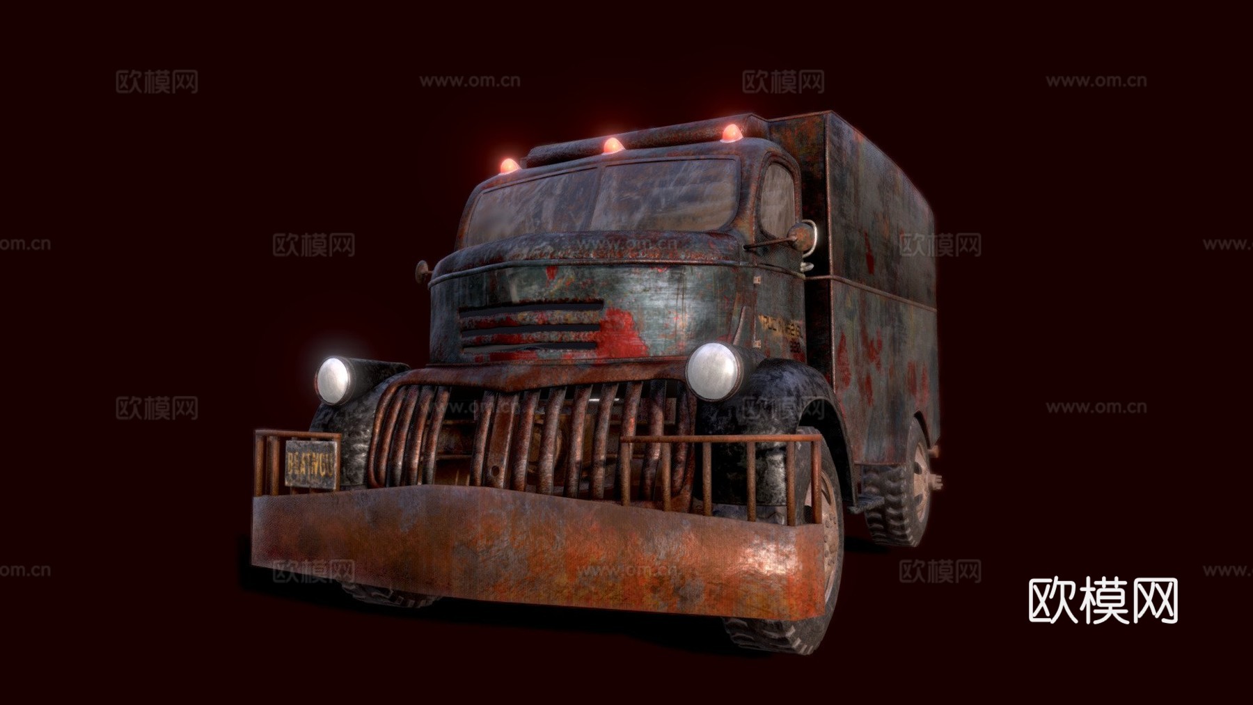 爬行者卡车su模型