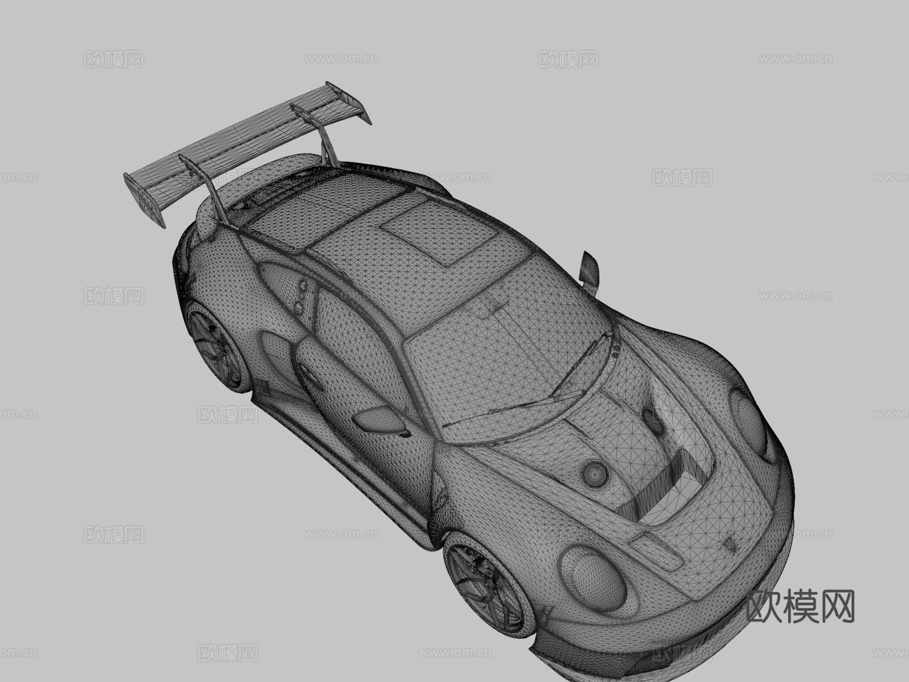 保时捷 911 992 GT3R 街头凯文su模型