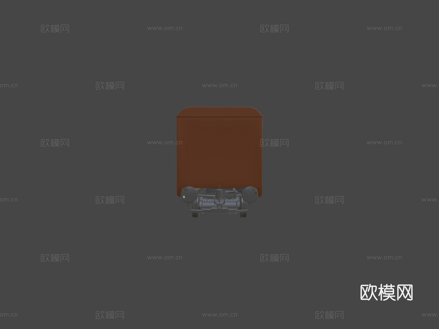 火车货运车厢su模型