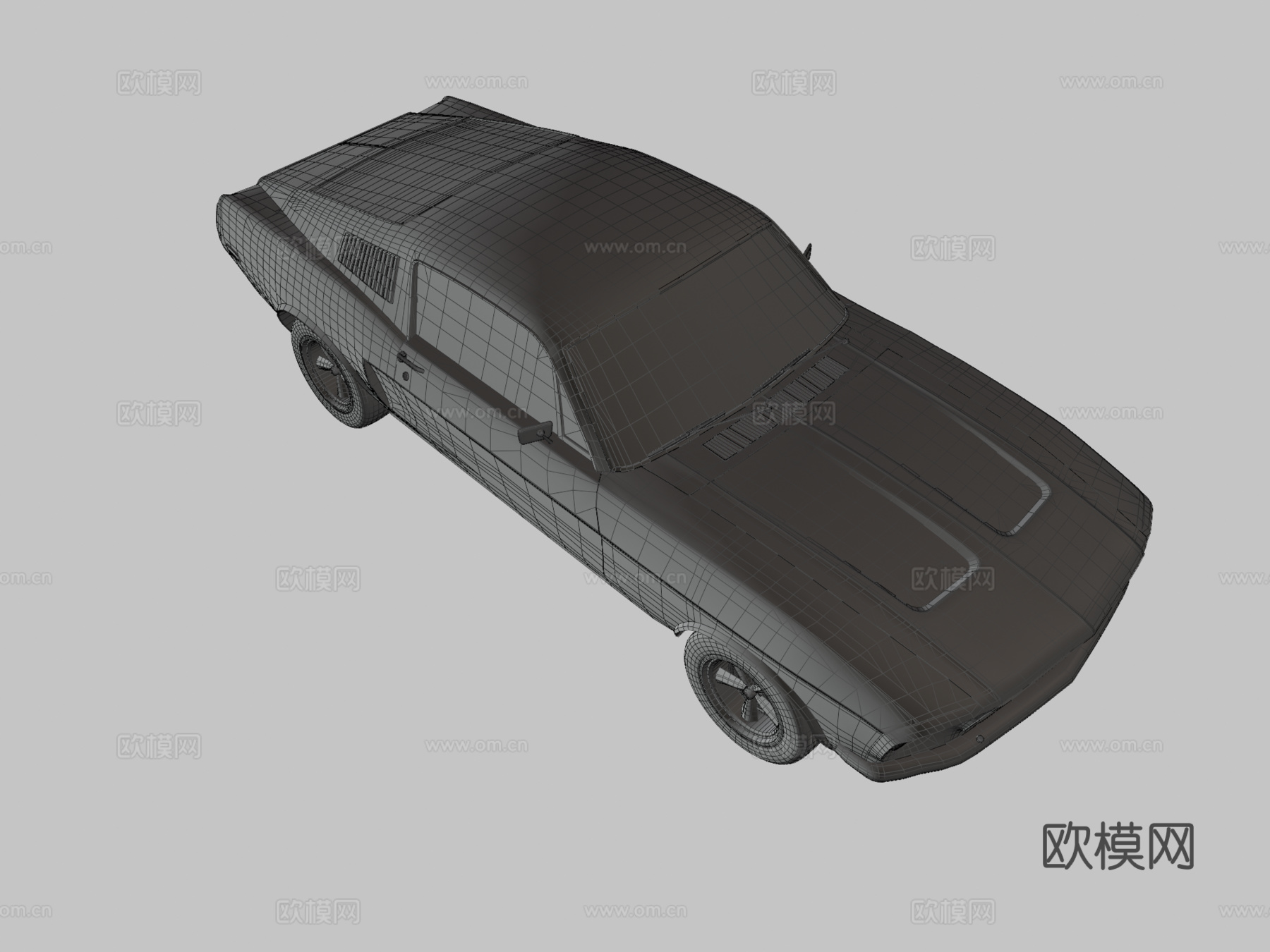 福特野马1968su模型