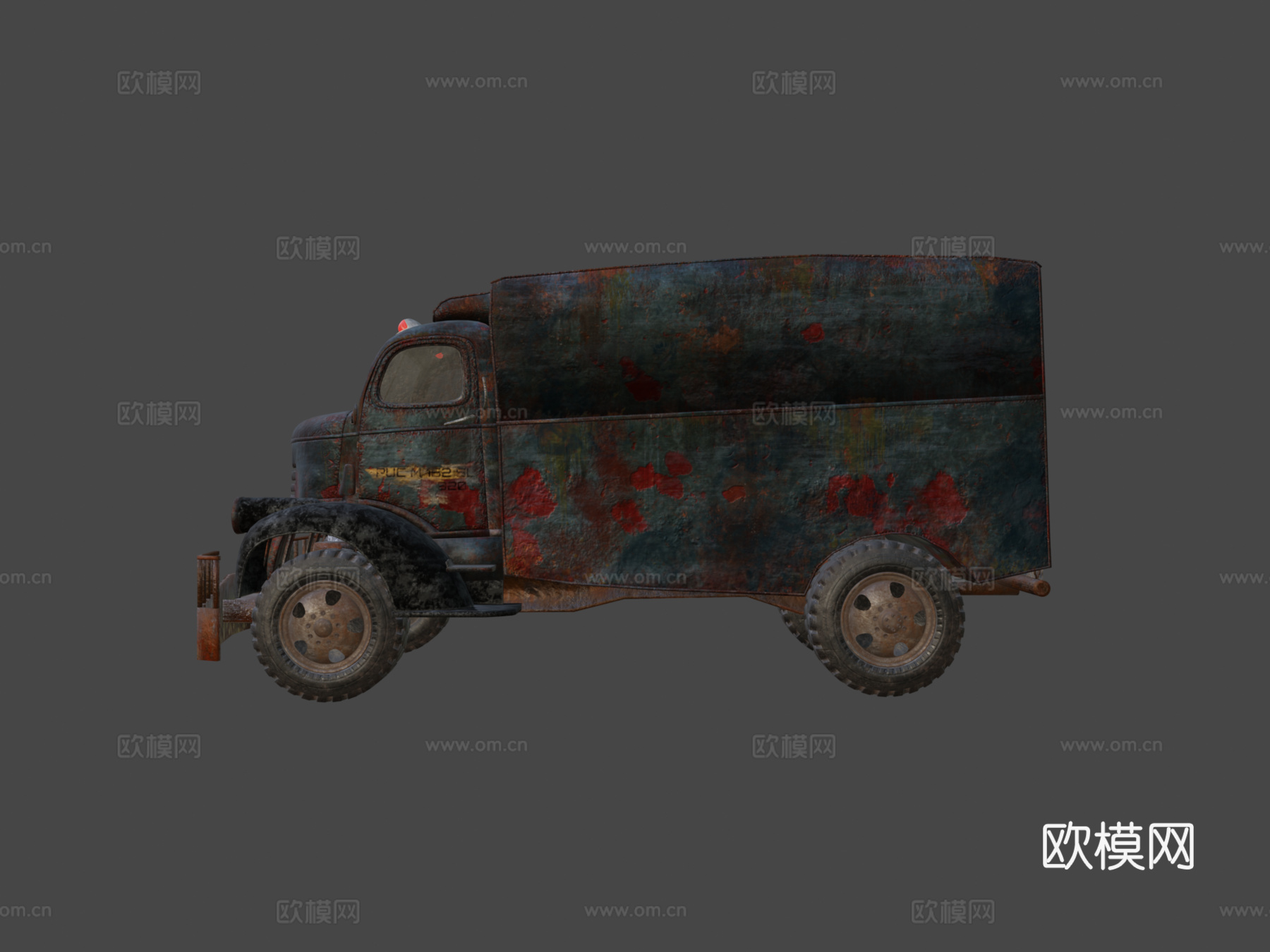 爬行者卡车su模型