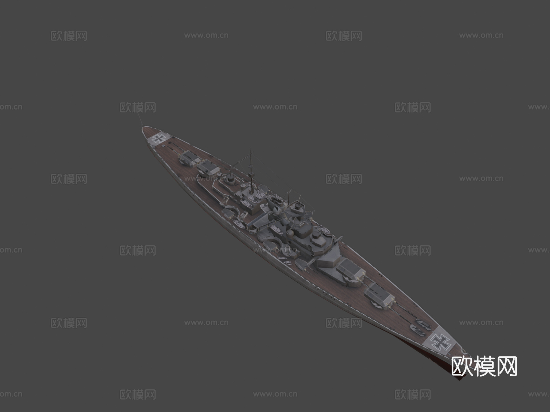 俾斯麦号su模型