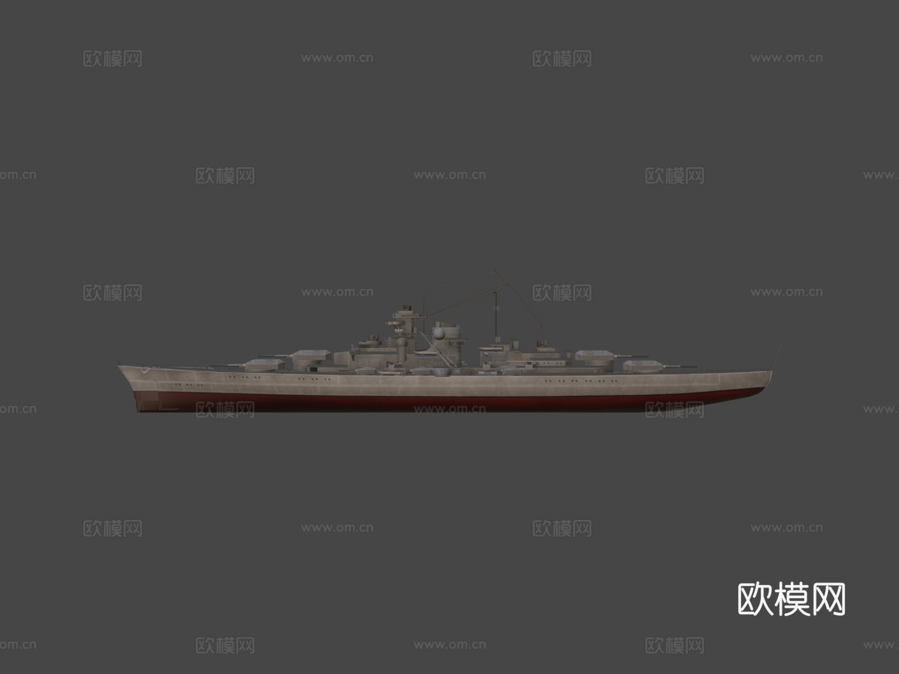 俾斯麦号su模型