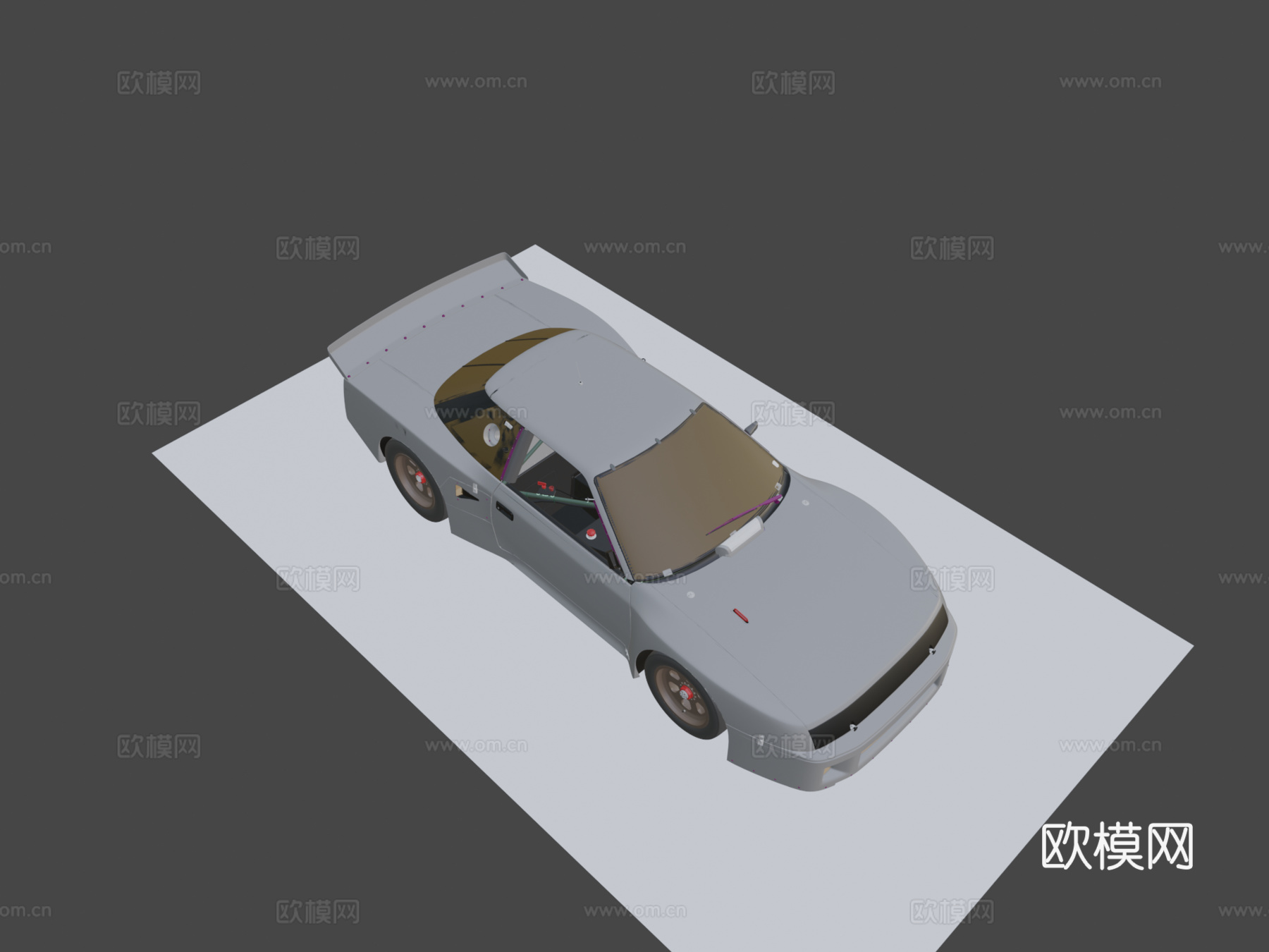 赛利卡GTO赠送中多边形su模型