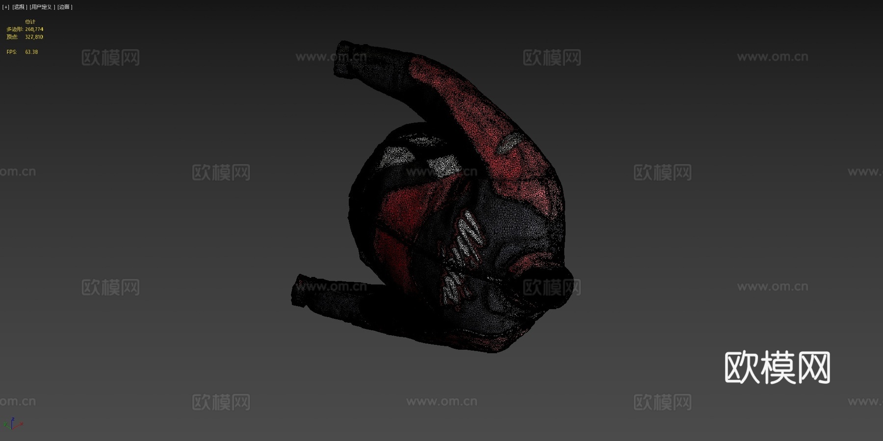 忍者夹克su模型