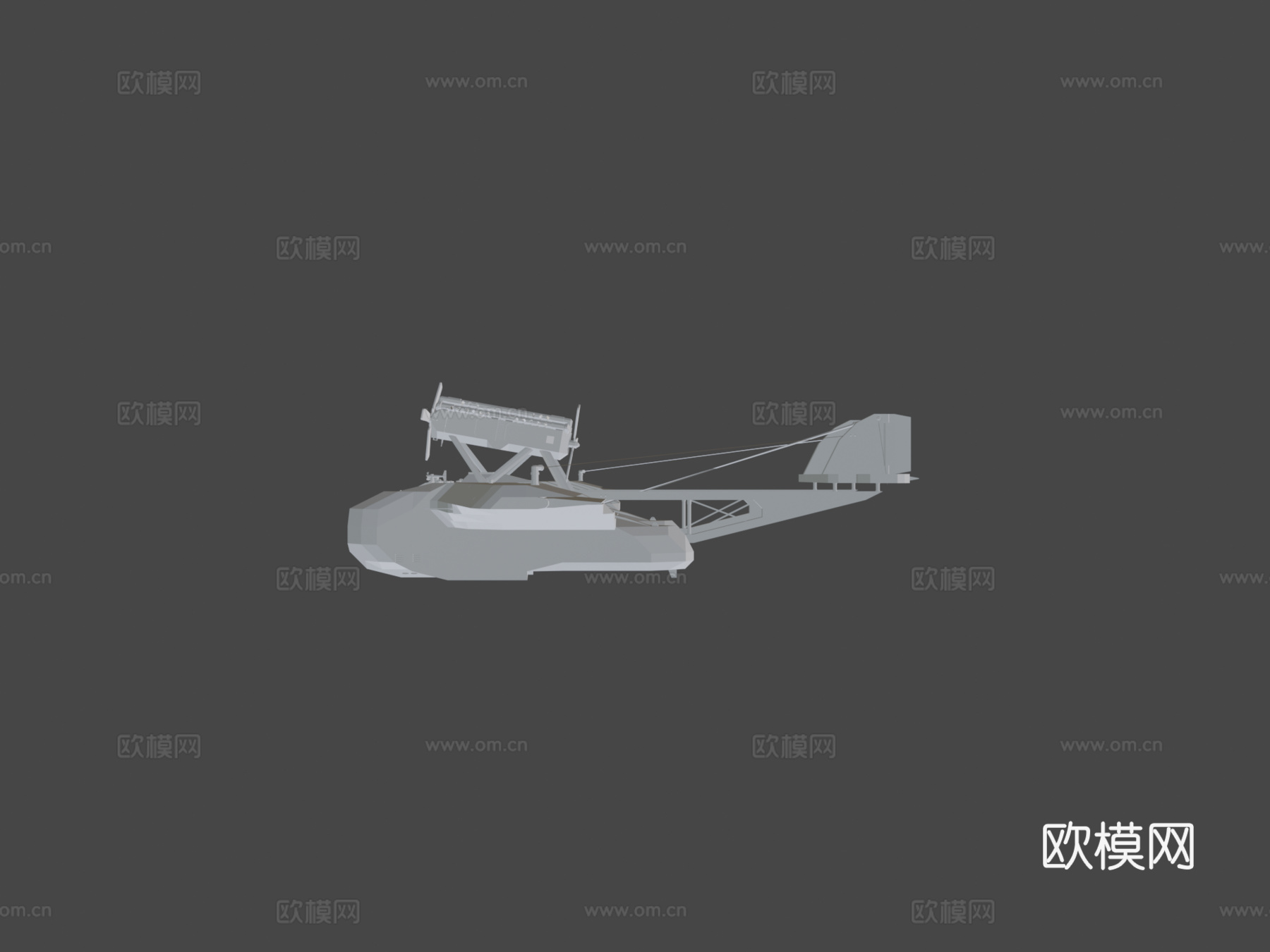 萨沃亚-马切蒂 S.55 风暴工厂su模型