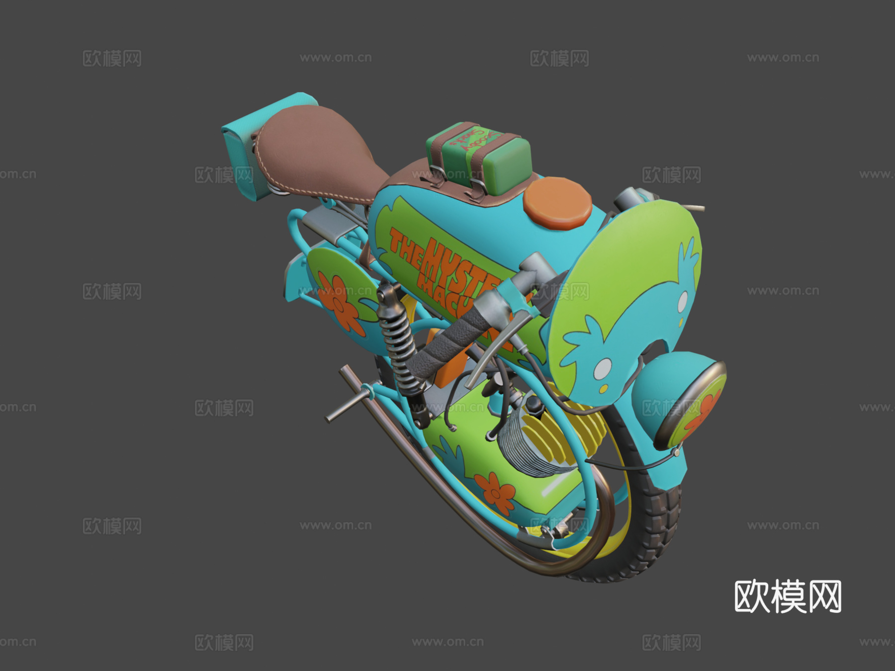 单轮摩托车神秘机器单轮摩托车挑战su模型