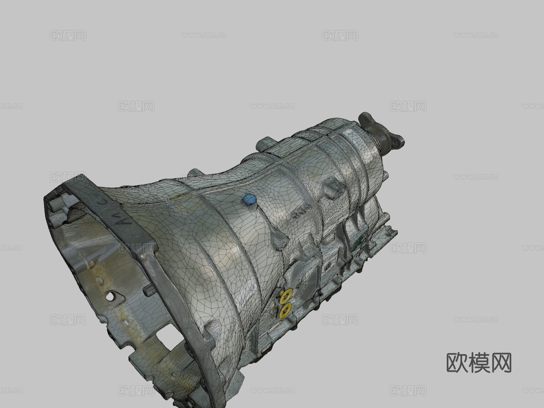 变速箱三维扫描阿泰克蜘蛛su模型