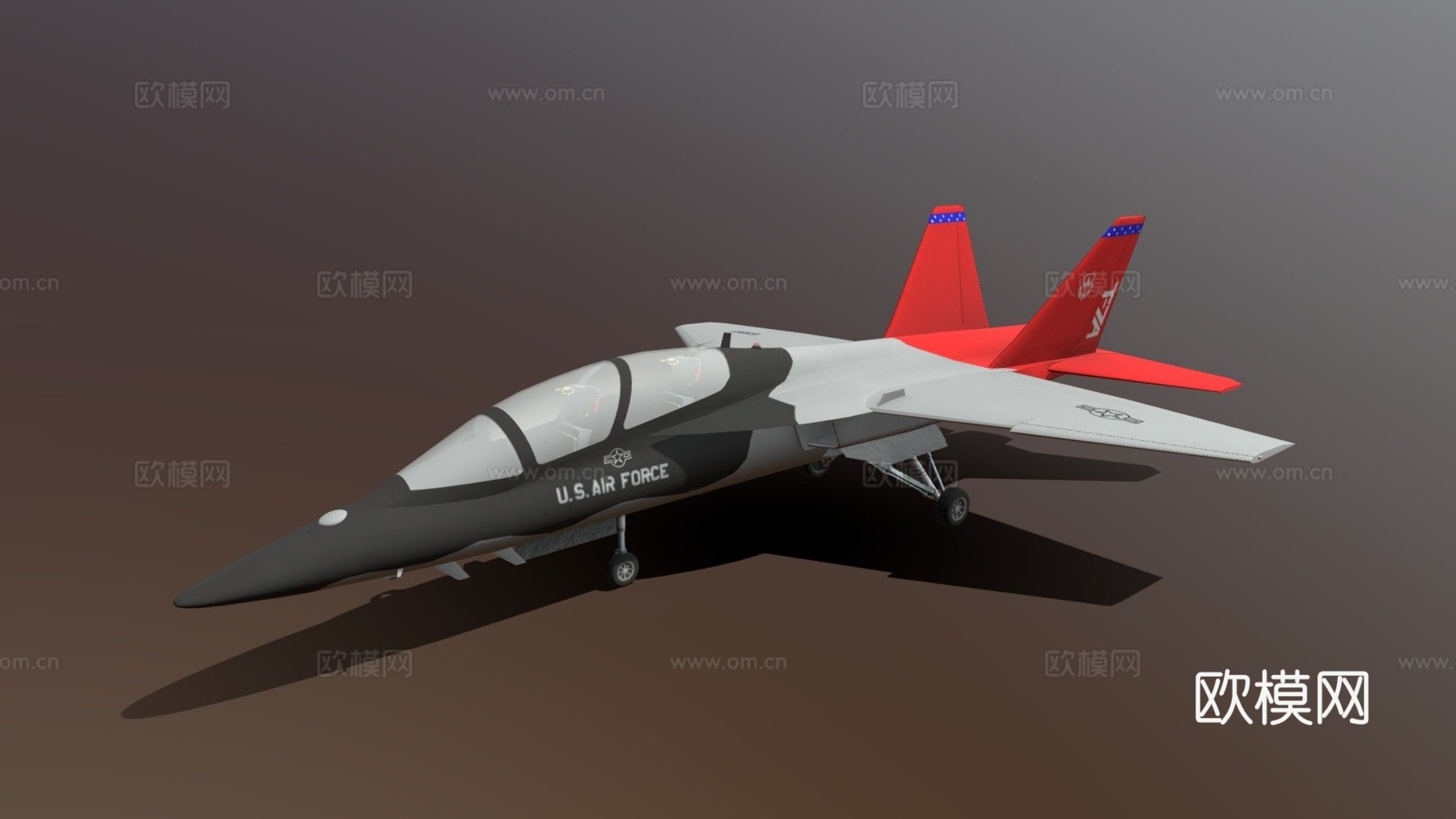 波音萨博T7a红鹰su模型