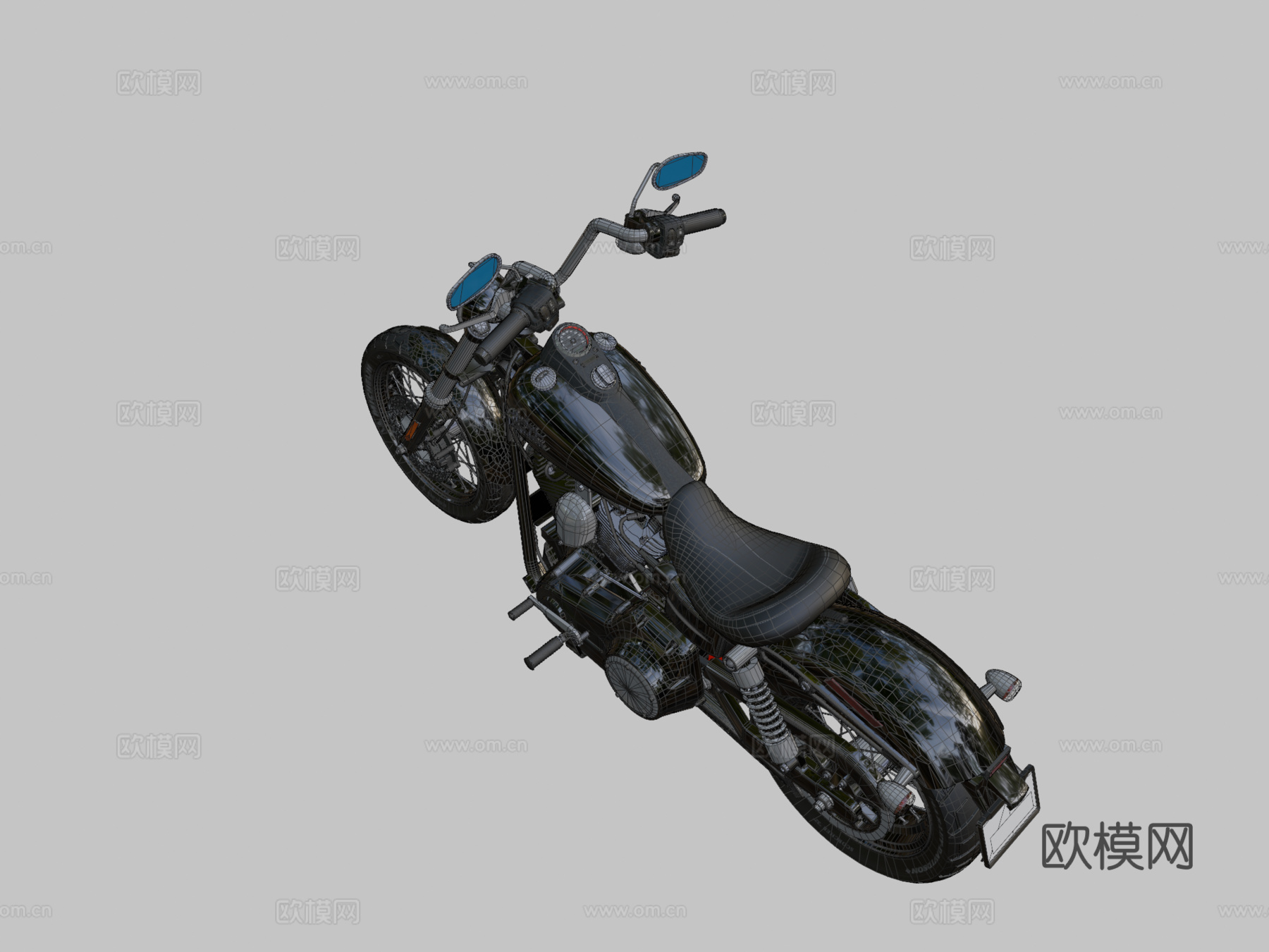 哈雷戴维森 FXDB 戴纳 街头鲍勃su模型