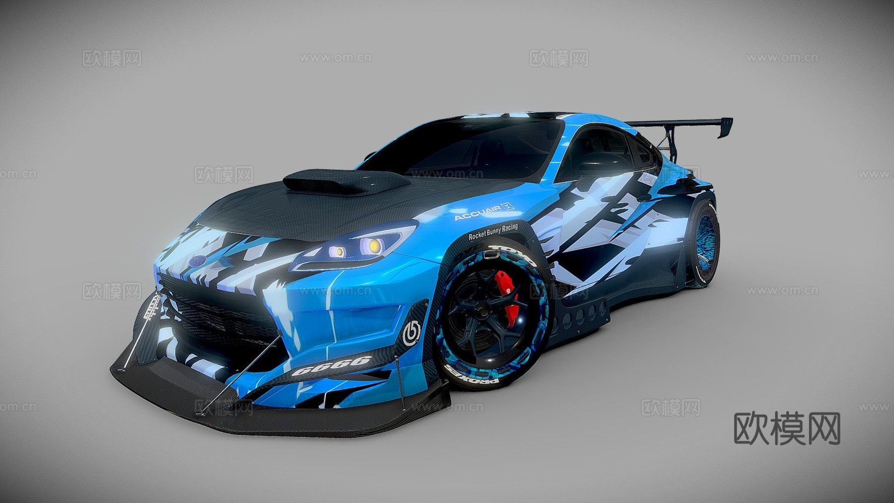 斯巴鲁 BRZ 2022 Pandem 空气动力学su模型