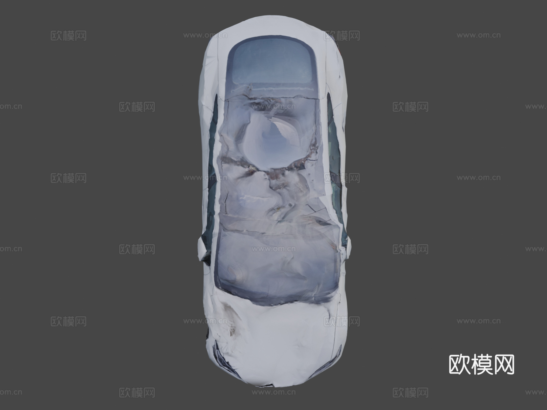 特斯拉MODEL S 90D全轮驱动煎饼低音甜甜圈1su模型