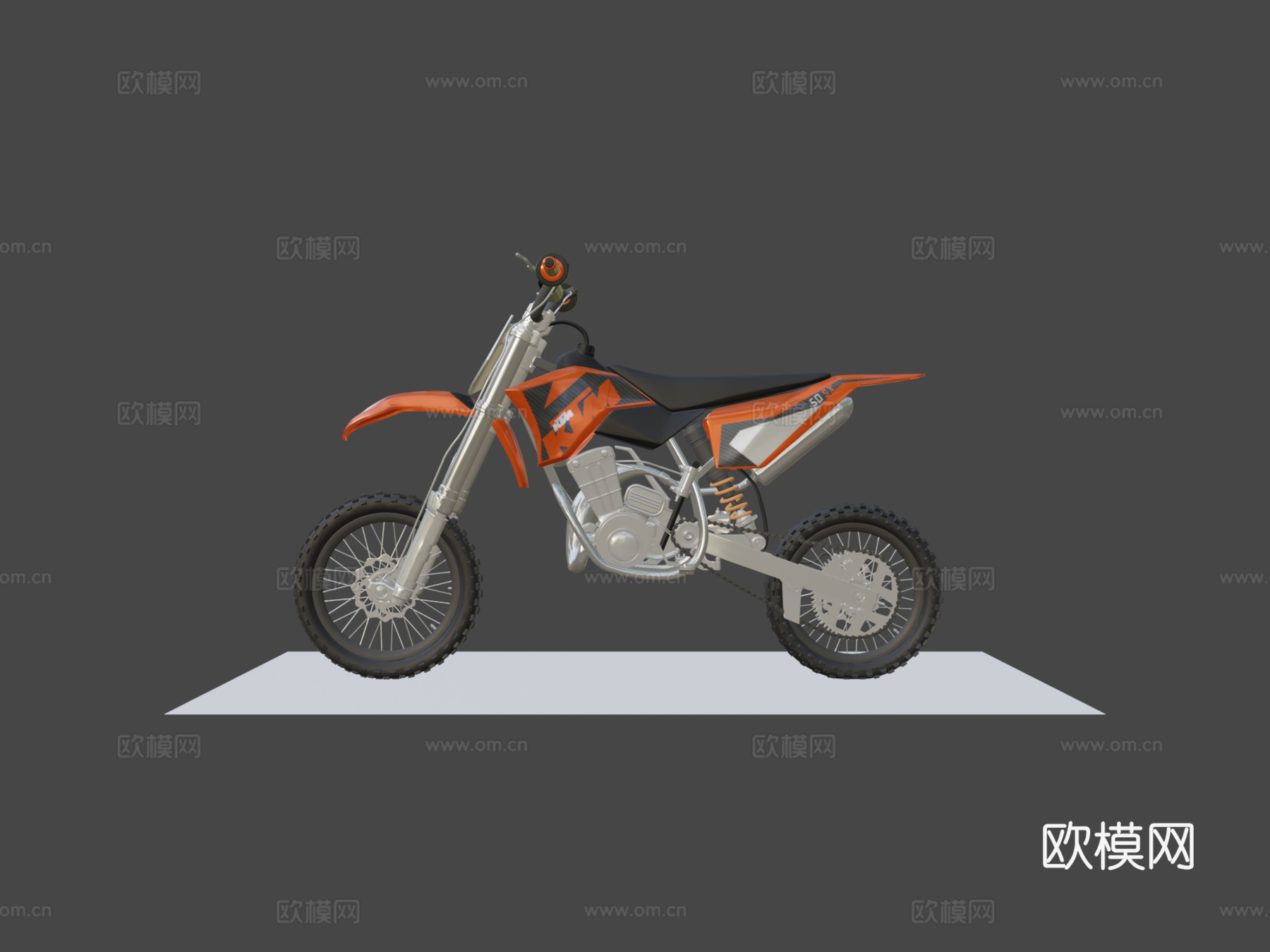 KTM越野摩托车su模型