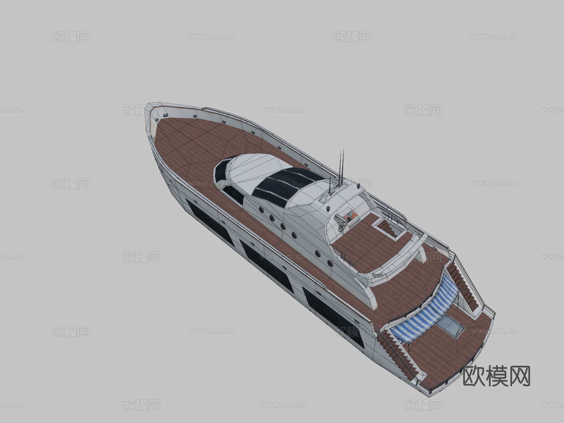 游艇su模型