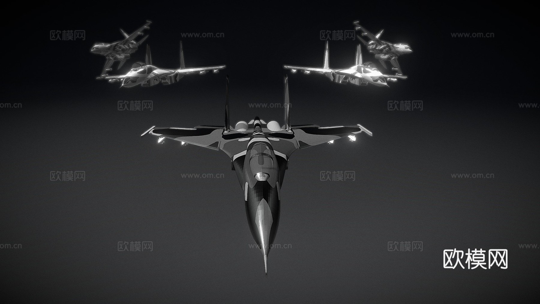 苏霍伊苏27侧卫su模型