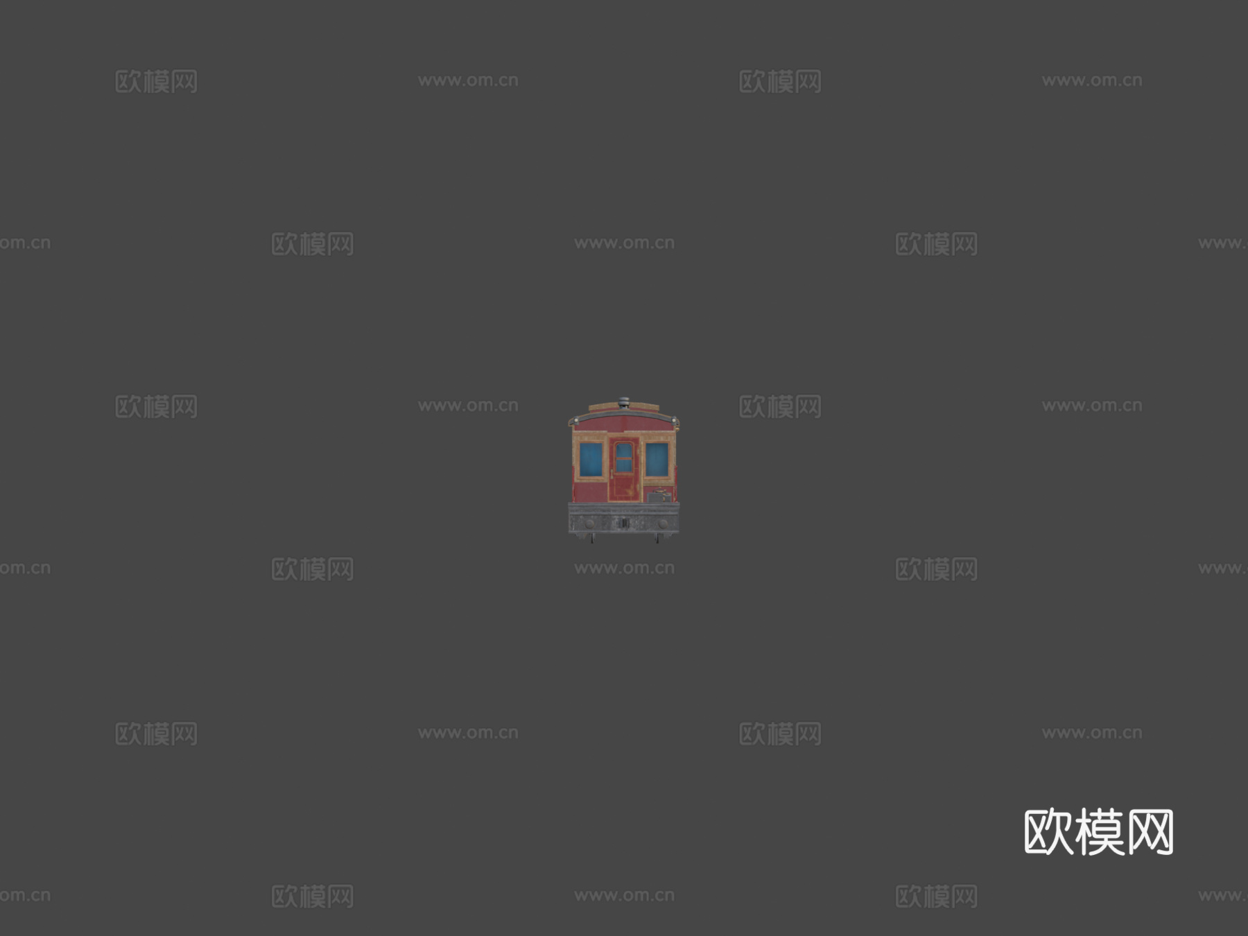 蒸汽朋克 机车su模型