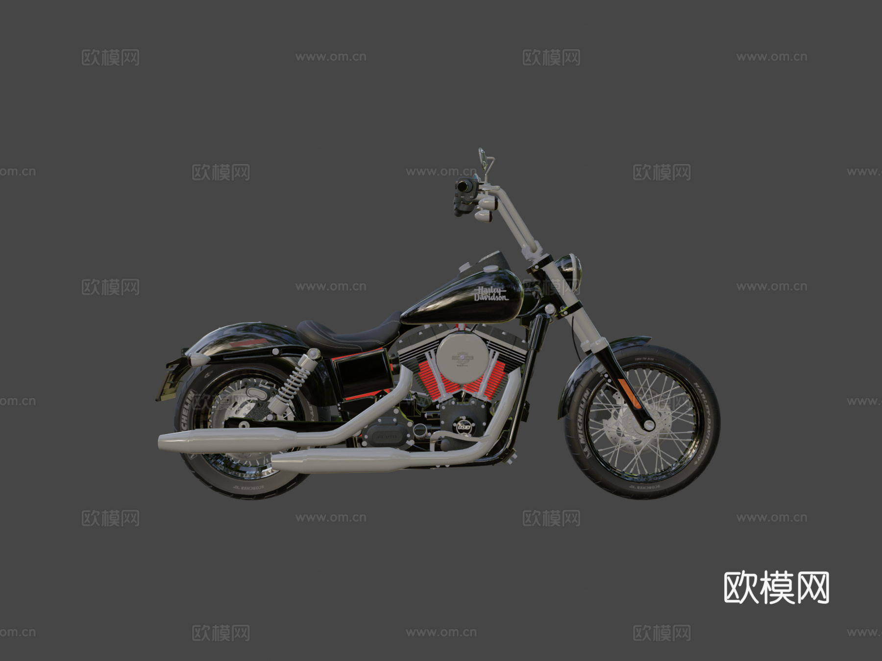 哈雷戴维森 FXDB 戴纳 街头鲍勃su模型