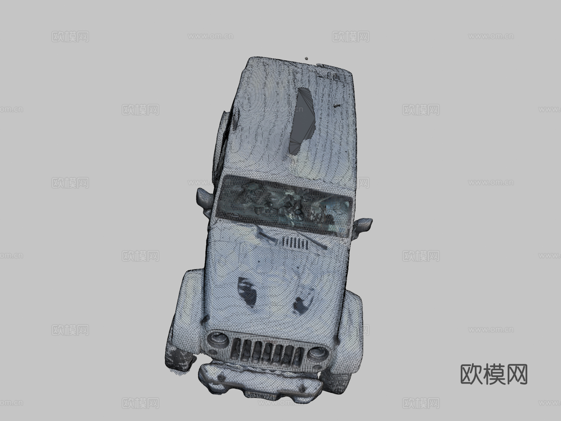 第48天吉普牧马人su模型