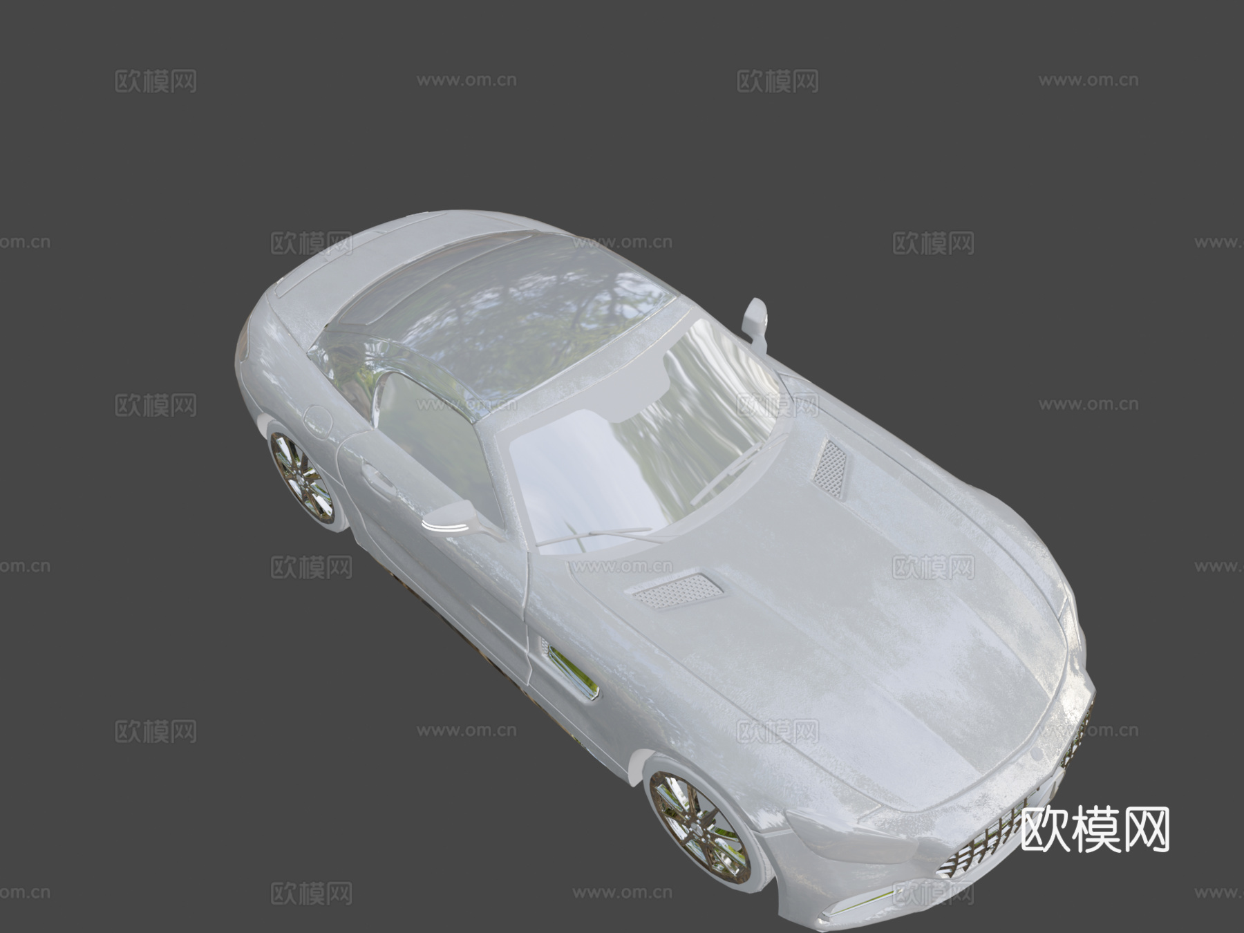 梅赛德斯奔驰GT轿跑AMGsu模型