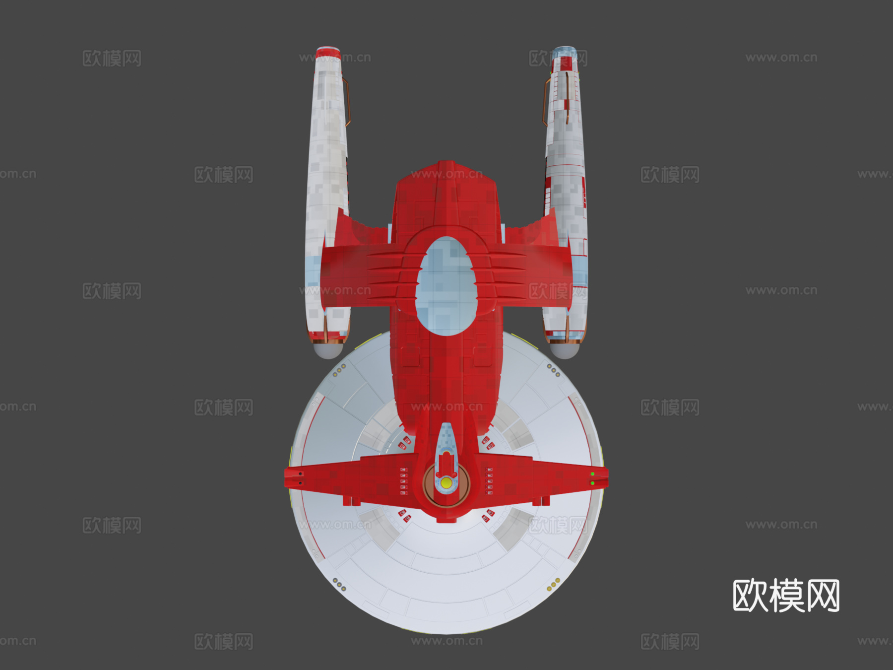 USS萨拉托加星际迷航粉丝设计su模型