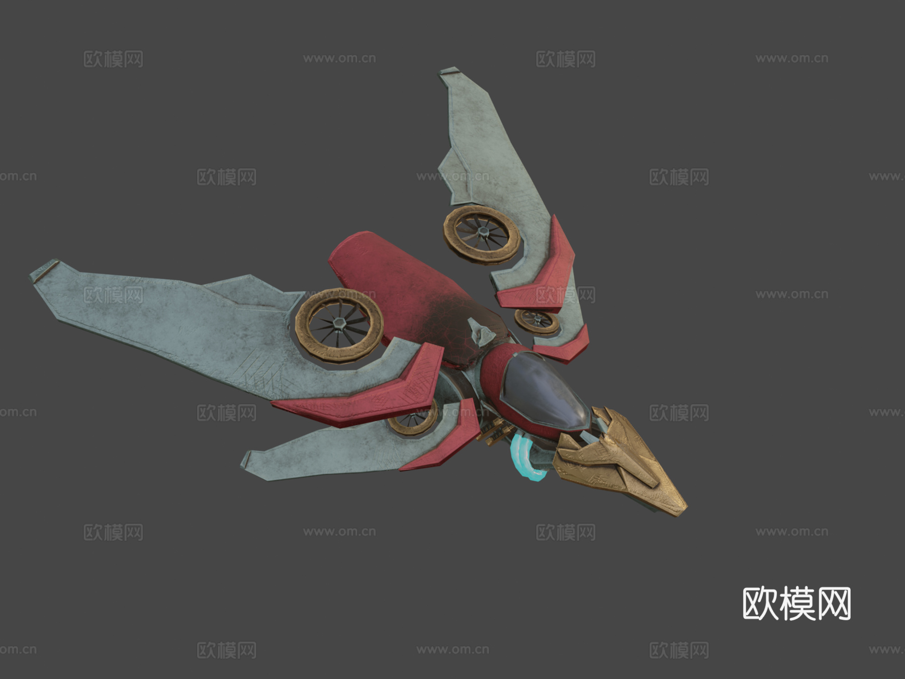 太空船进行中su模型