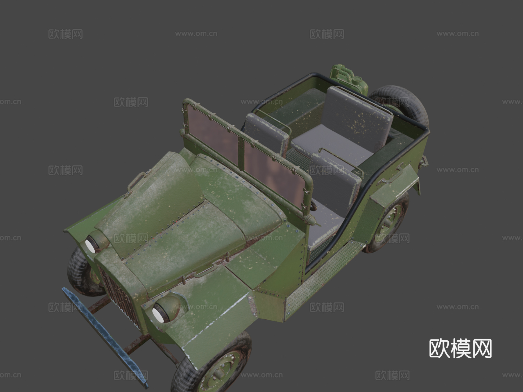 无预算苏联吉普su模型