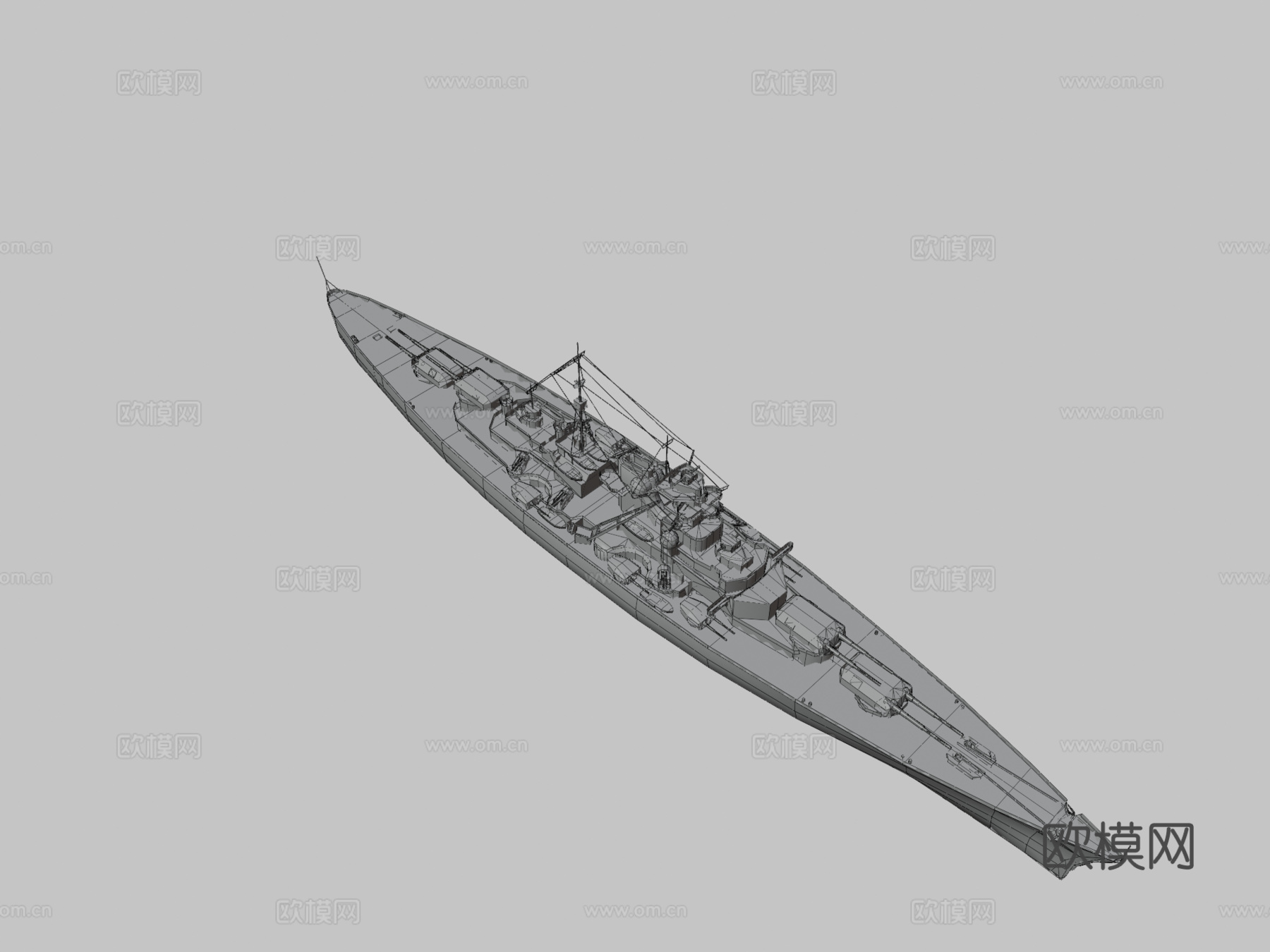 俾斯麦号su模型