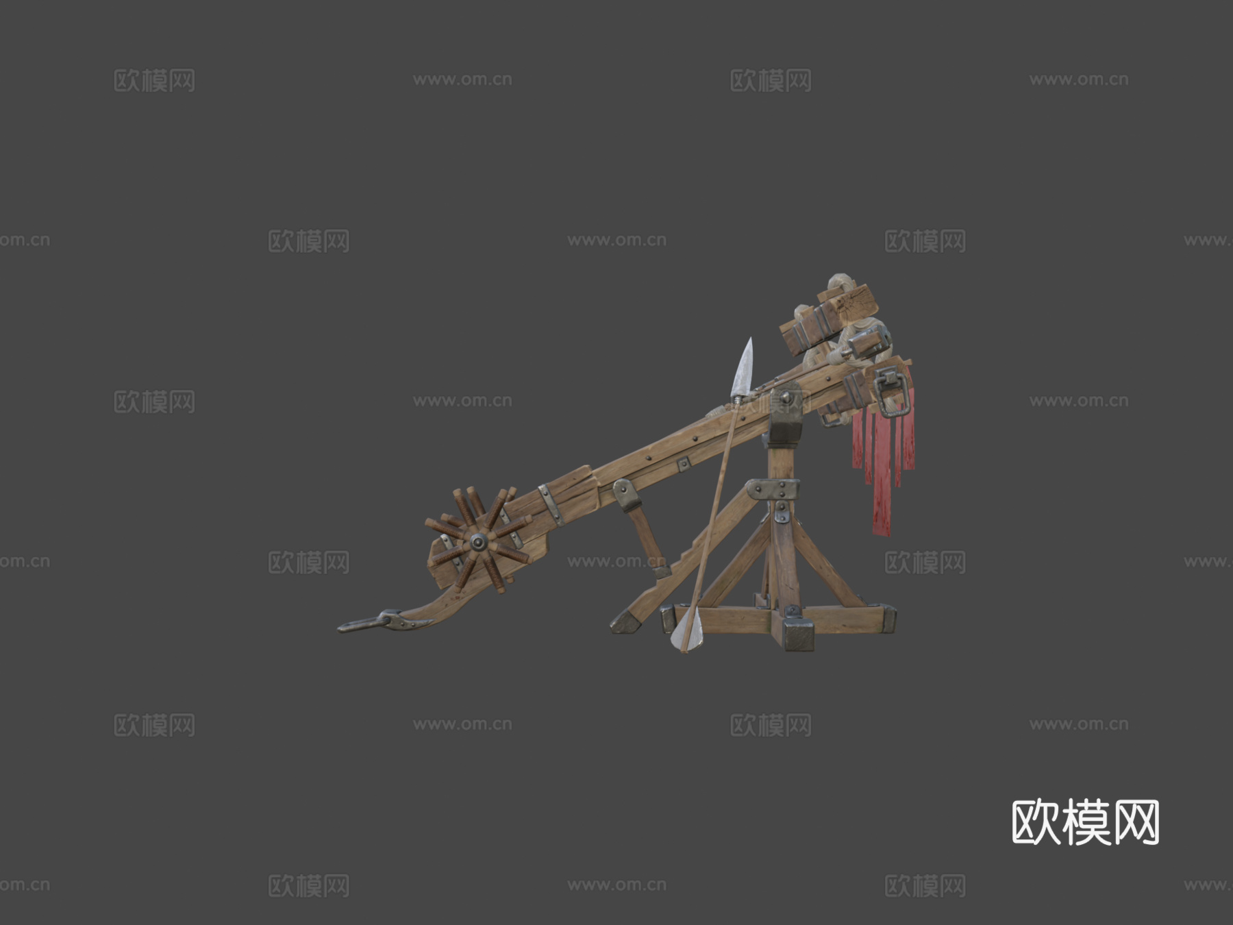 中世纪弩炮su模型