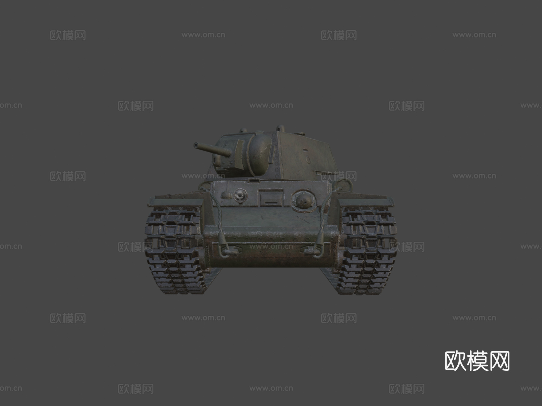 俄罗斯坦克KV8su模型