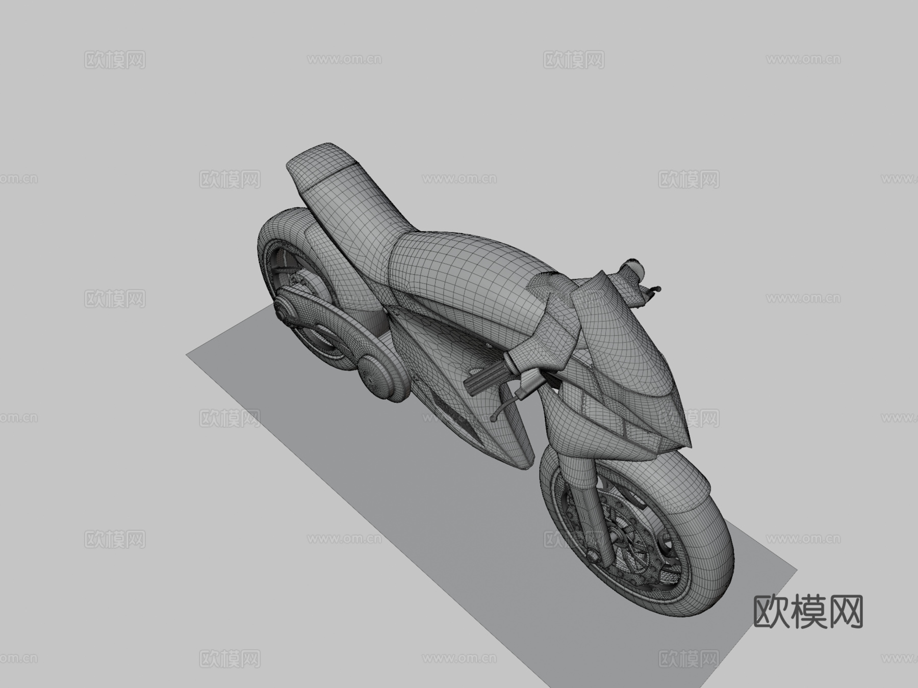 概念运动自行车su模型