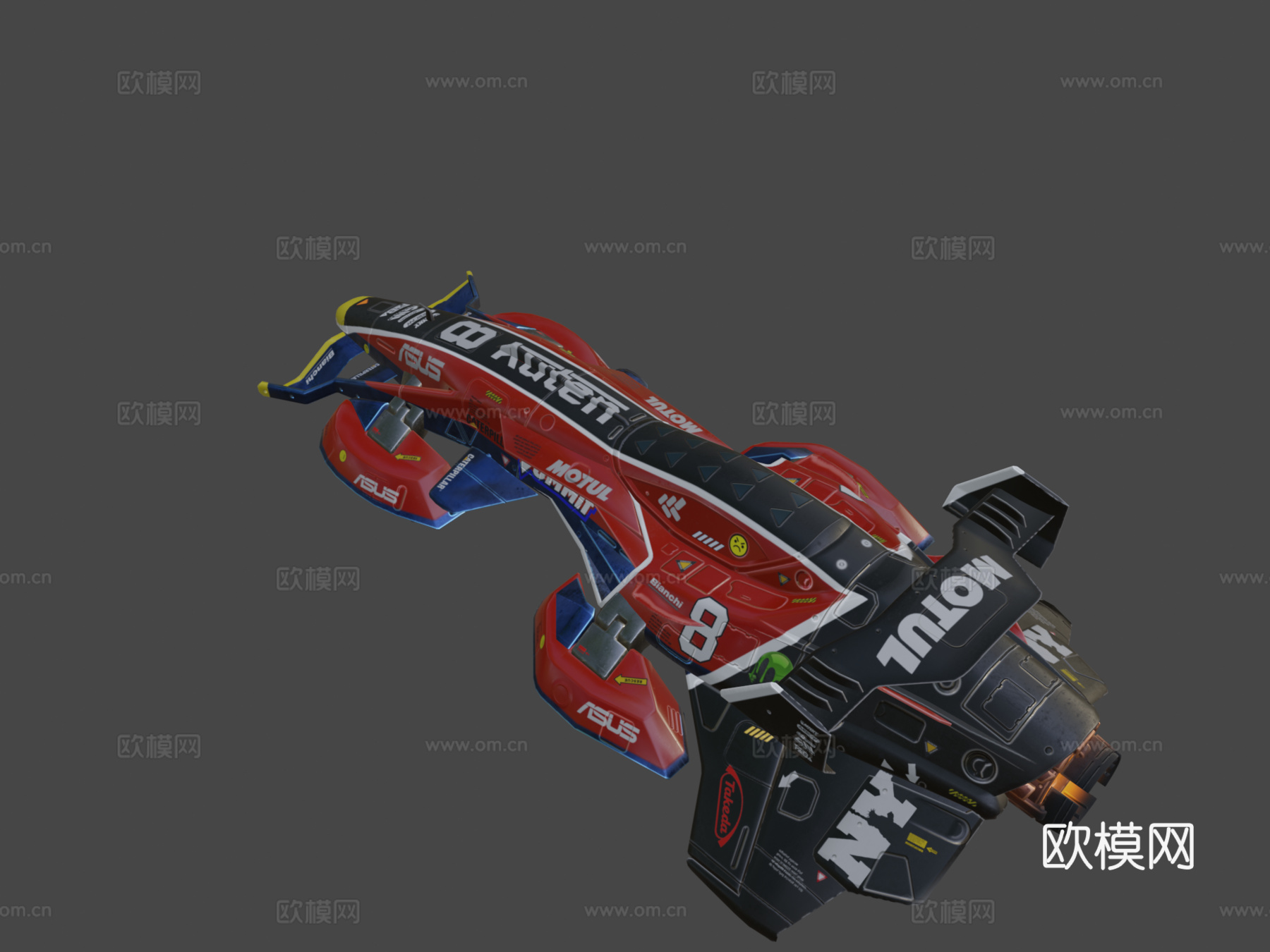 SSR太空船竞速su模型