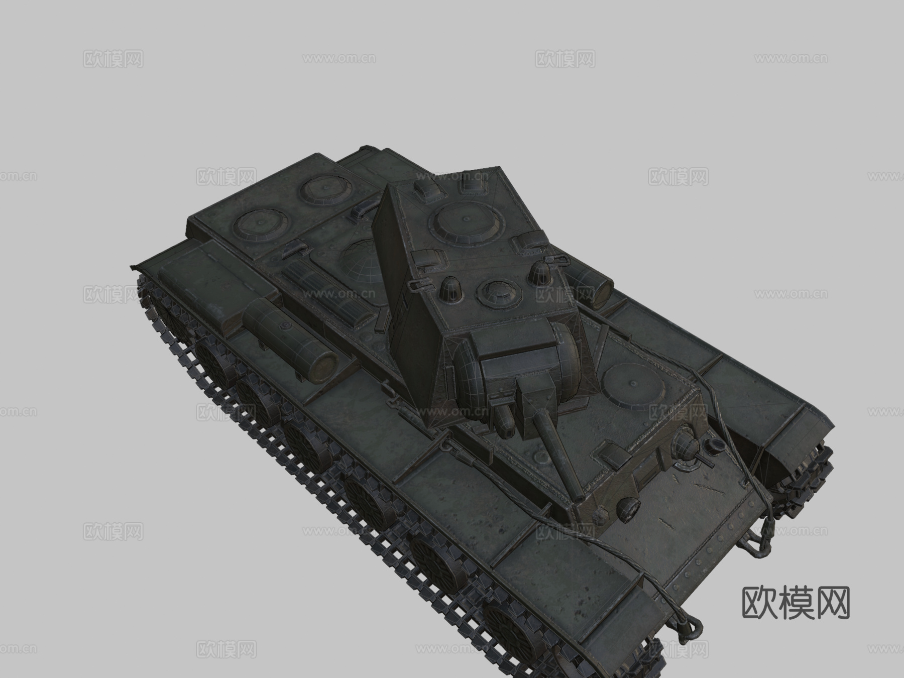 俄罗斯坦克KV8su模型