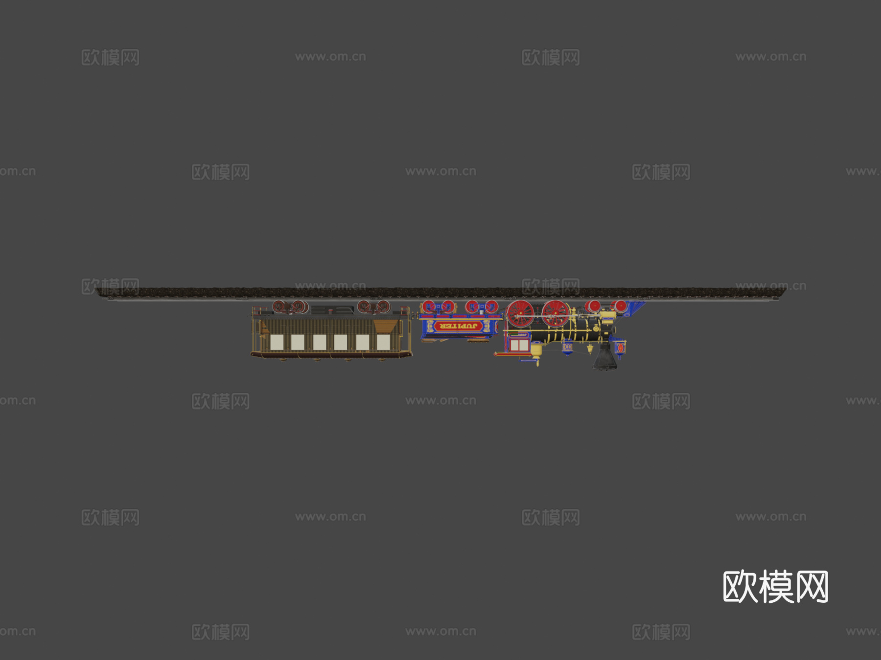 木星 蒸汽火车 1868su模型