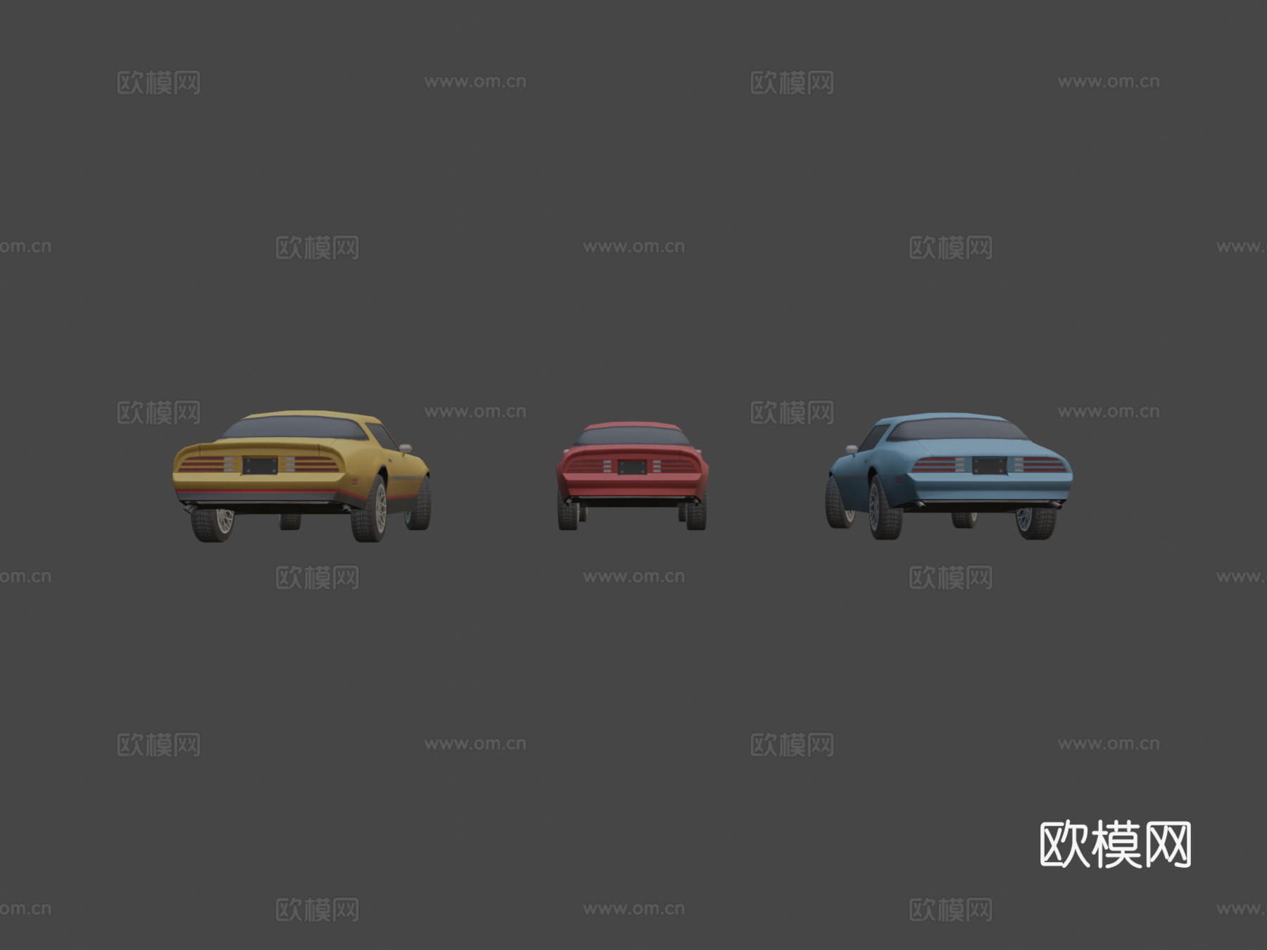 庞蒂亚克火鸟su模型