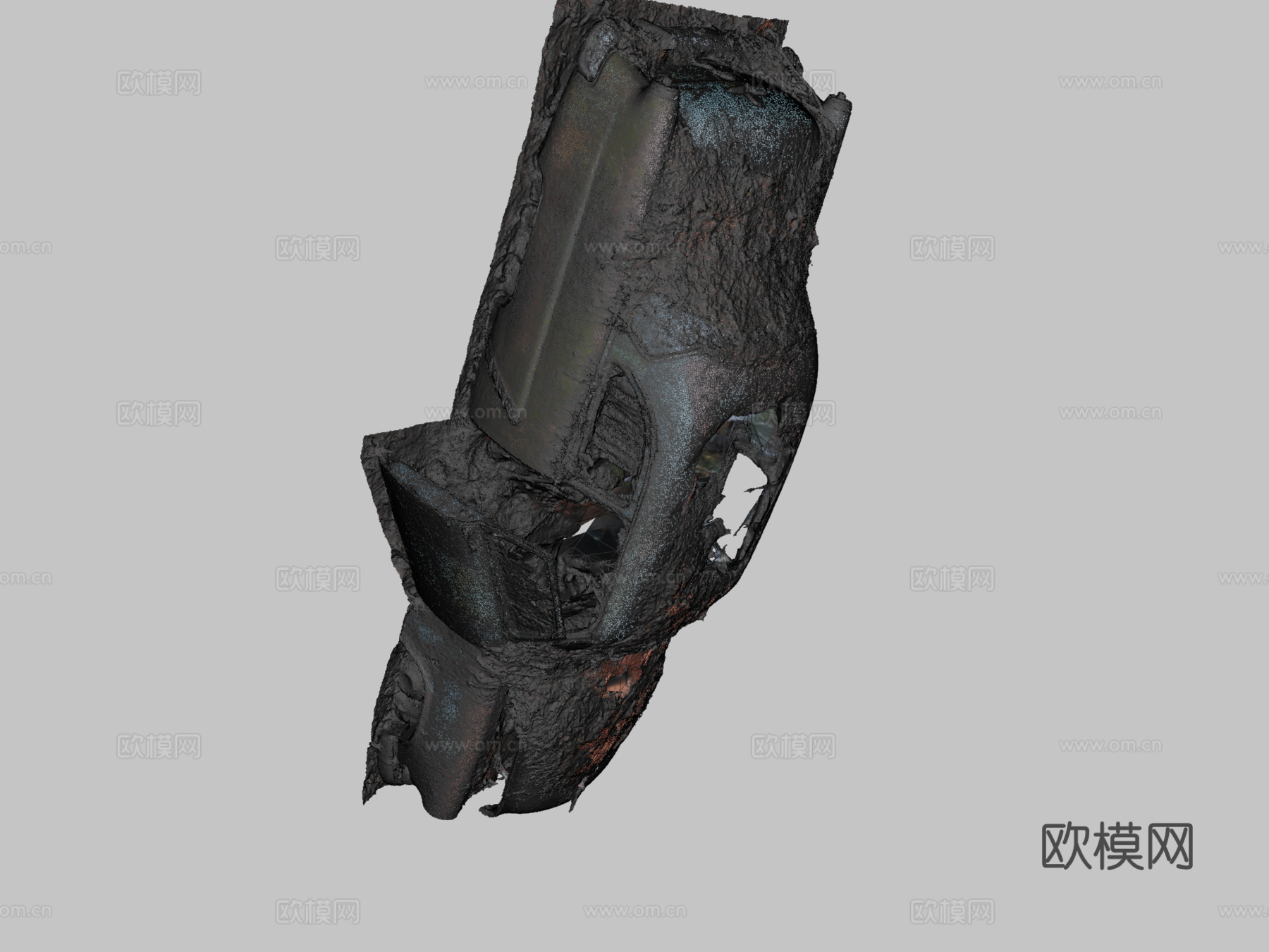 松针汽车原始扫描su模型