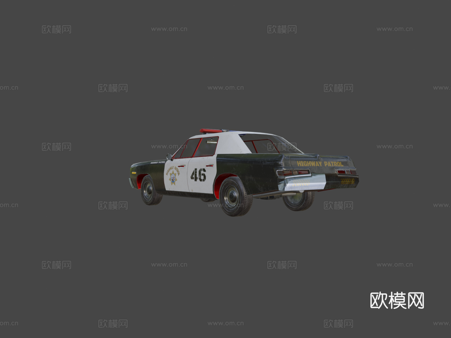 道奇Polarao 1969警车su模型