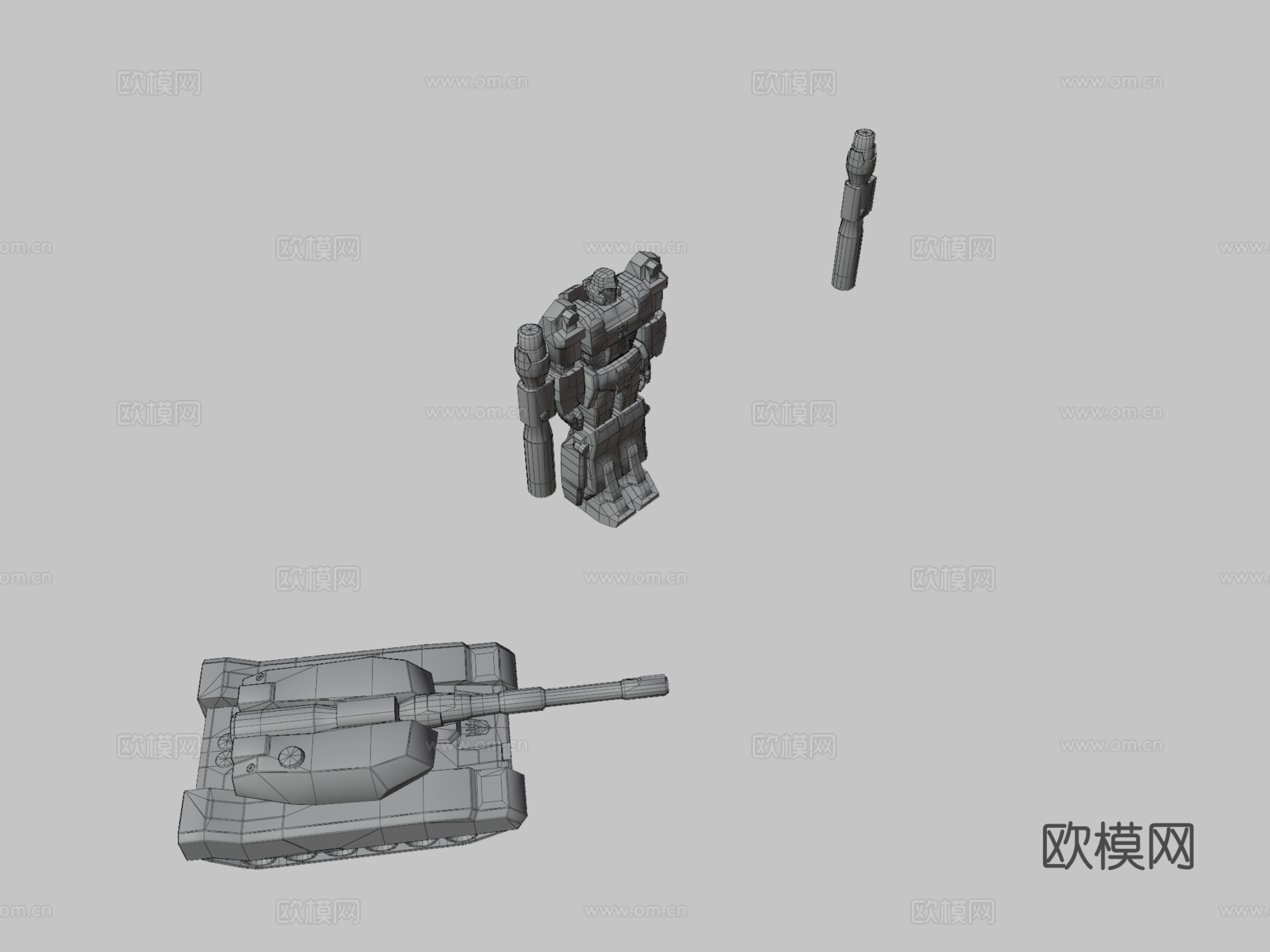 威震天 变形金刚 毁灭su模型